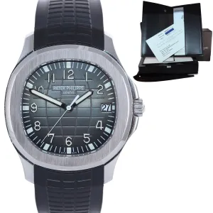 PAPERS 2021 Service 5167a Patek Philippe Aquanaut Steel Rubber Tropical Watch