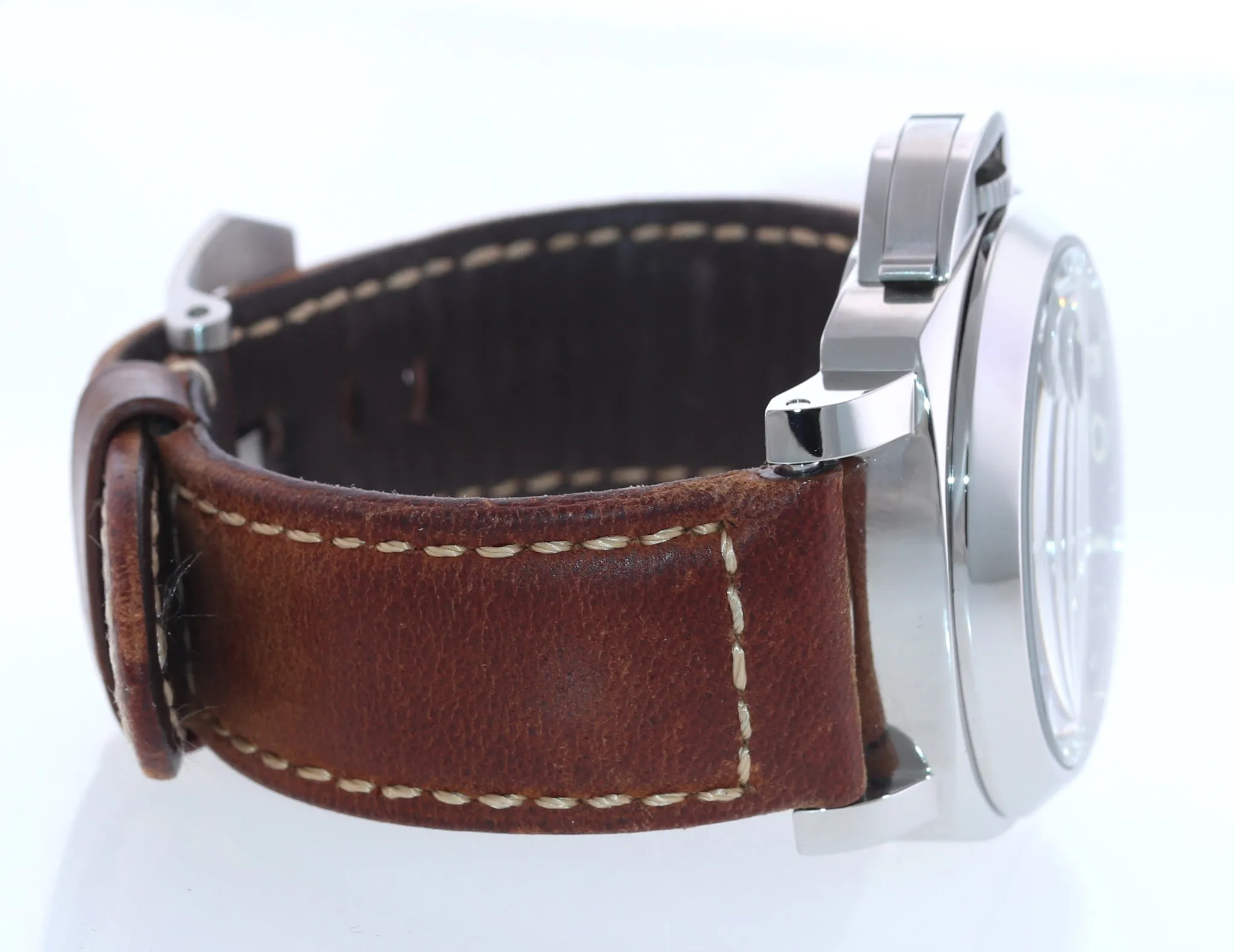 PAPERS Panerai PAM 88 Luminor GMT Date Automatic Black 44mm Steel Watch PAM00088