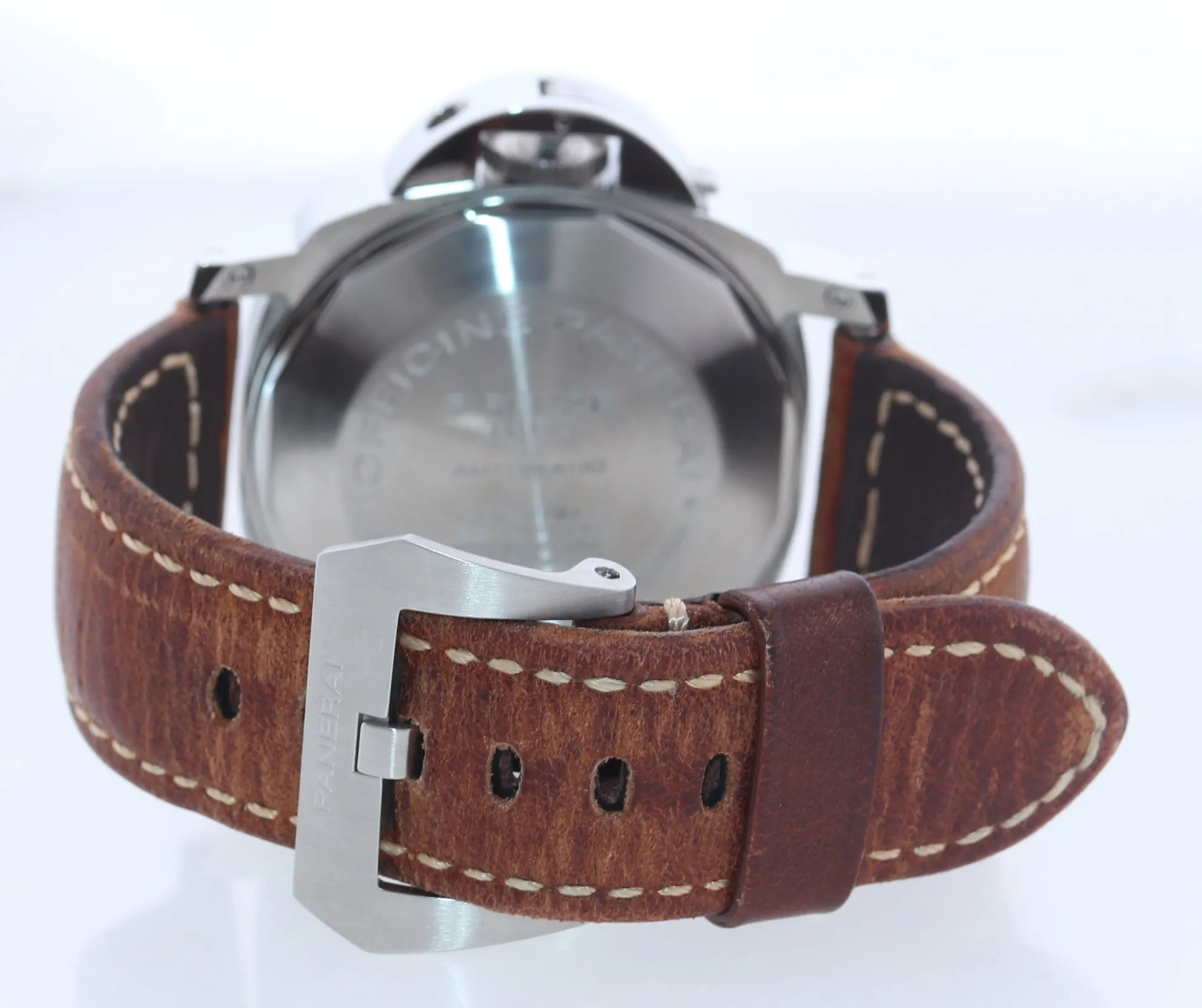 PAPERS Panerai PAM 88 Luminor GMT Date Automatic Black 44mm Steel Watch PAM00088