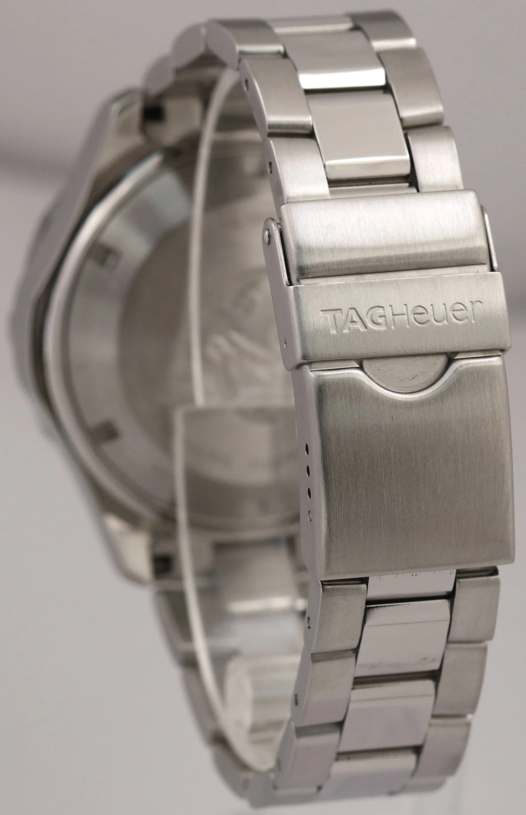 PAPERS Tag Heuer Aquaracer Black Steel Automatic 41mm CAF2113.BA0809 Watch
