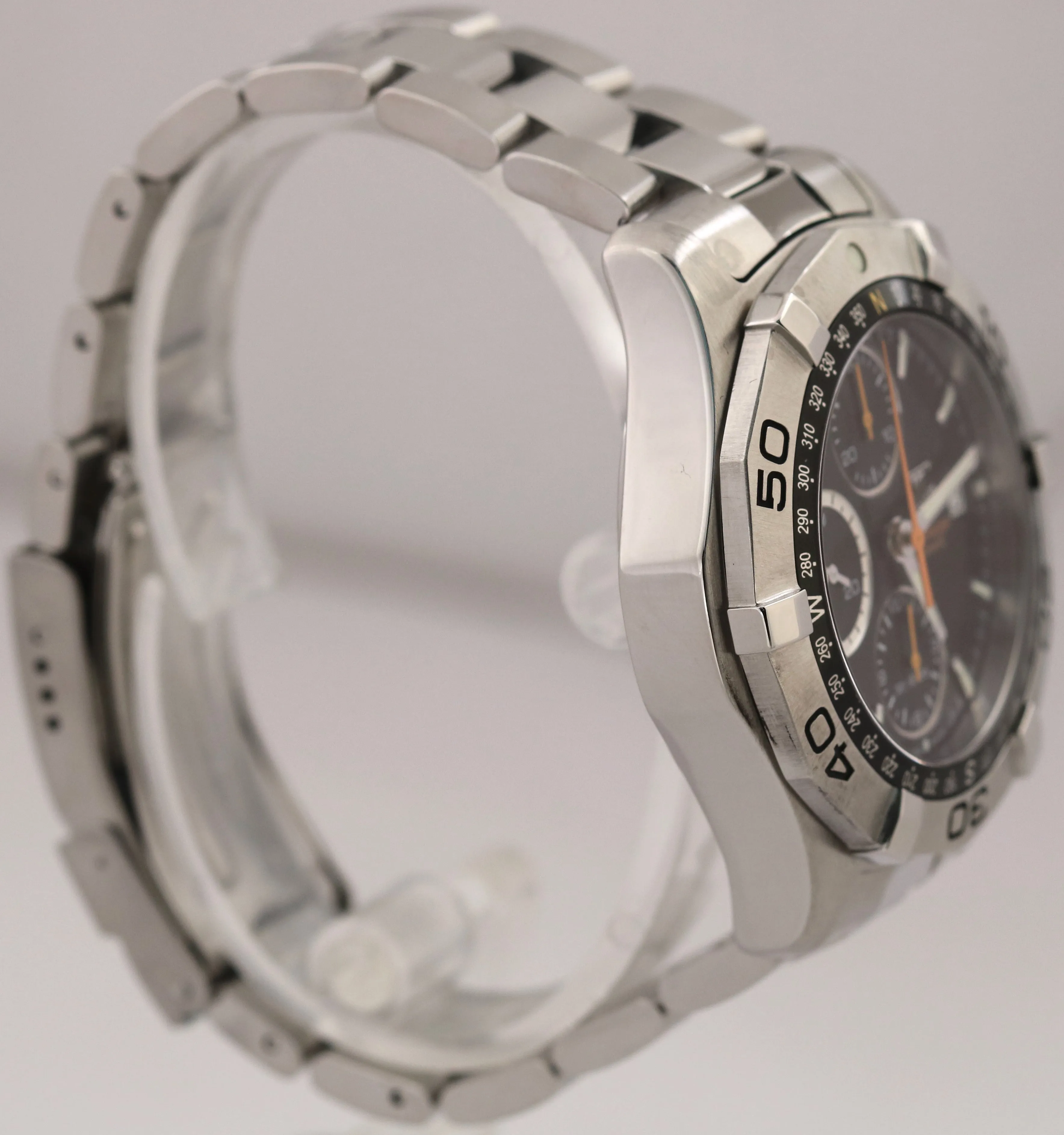 PAPERS Tag Heuer Aquaracer Black Steel Automatic 41mm CAF2113.BA0809 Watch