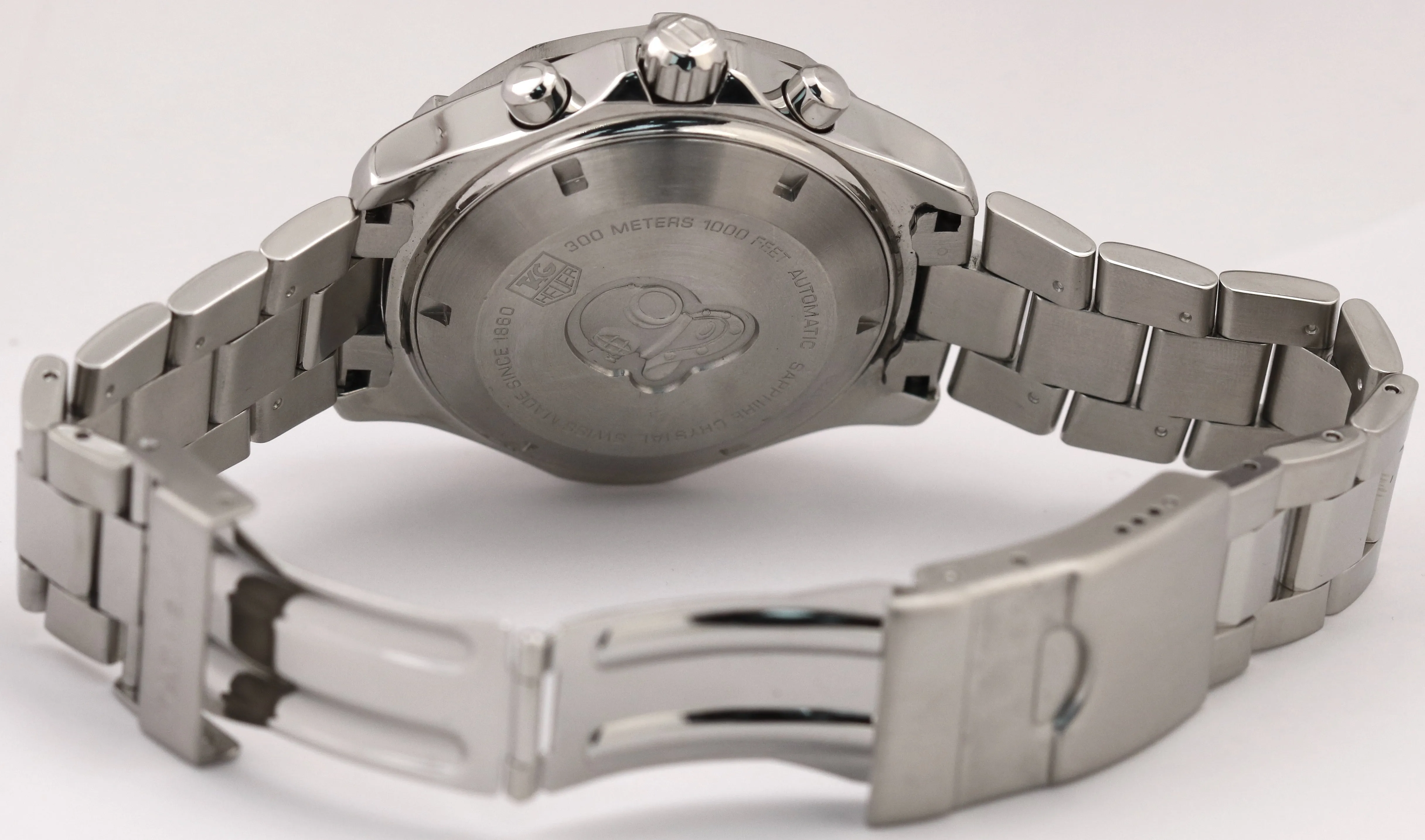PAPERS Tag Heuer Aquaracer Black Steel Automatic 41mm CAF2113.BA0809 Watch