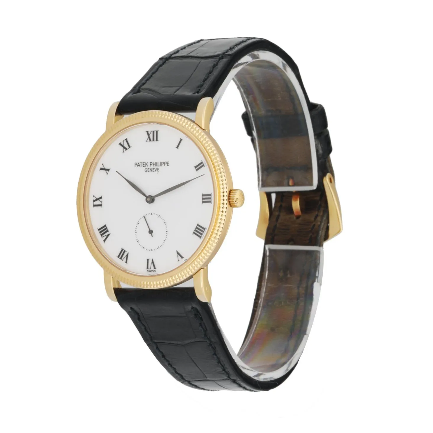 Patek Philippe 3919J Calatrava 18K Yellow Gold Men's Watch With Papers