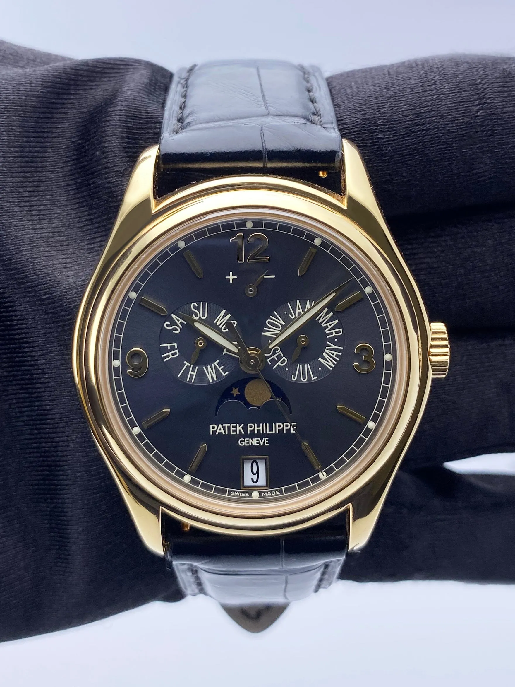 Patek Philippe Annual Calendar 5146J Slate Dial Mens Watch With Papers