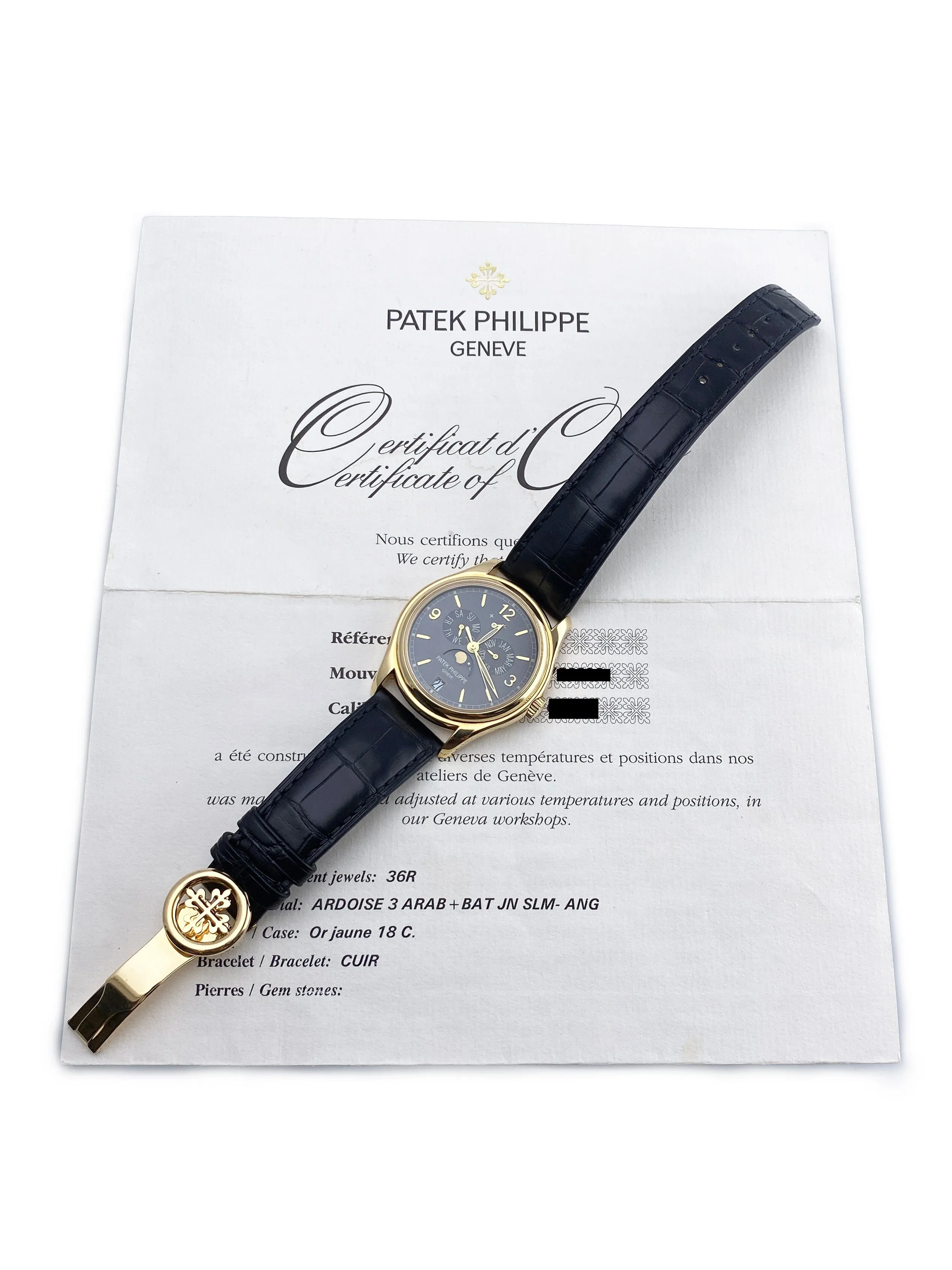 Patek Philippe Annual Calendar 5146J Slate Dial Mens Watch With Papers