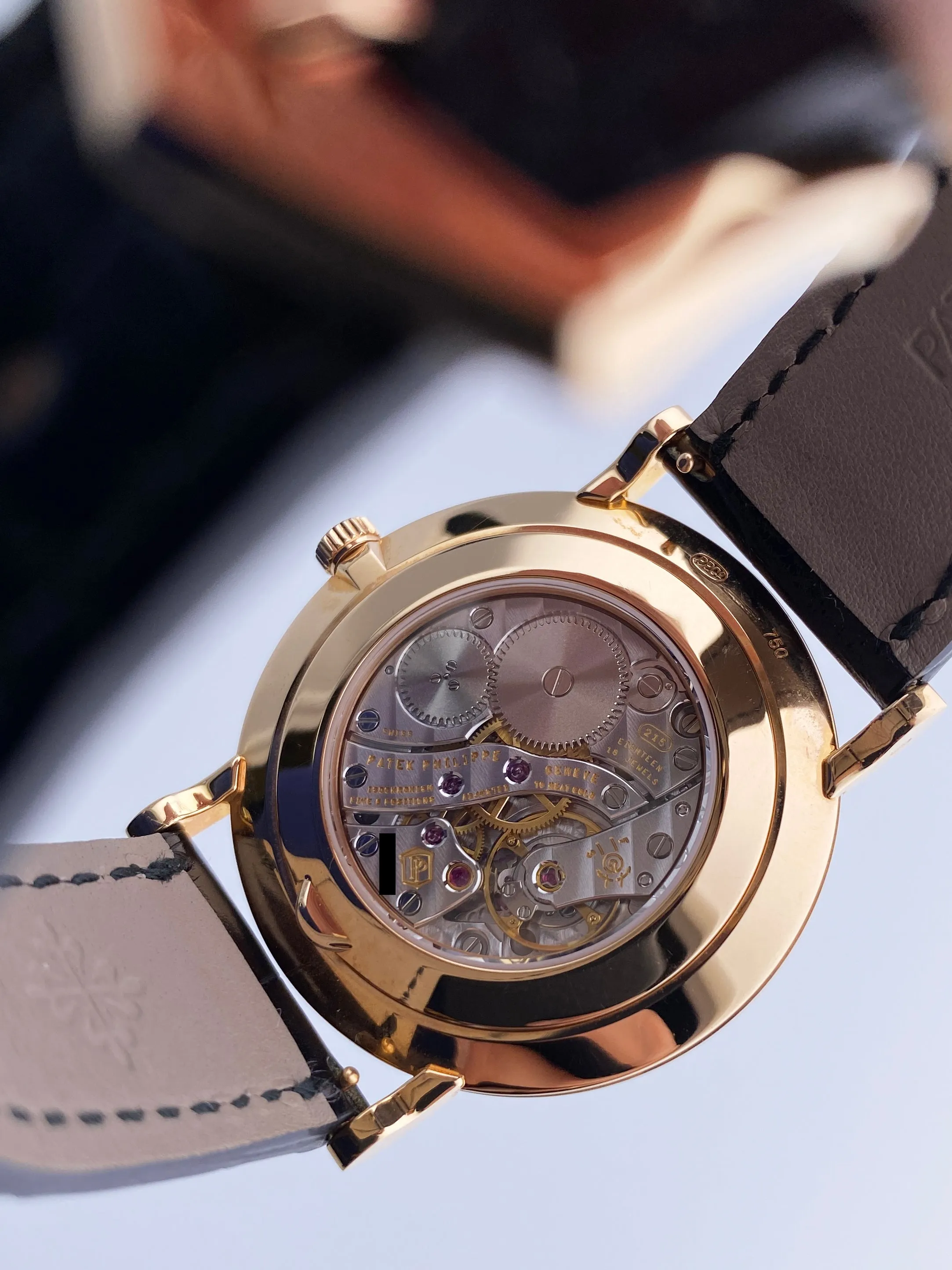 Patek Philippe Calatrava 5119R 18K Rose Gold Mens Watch Papers