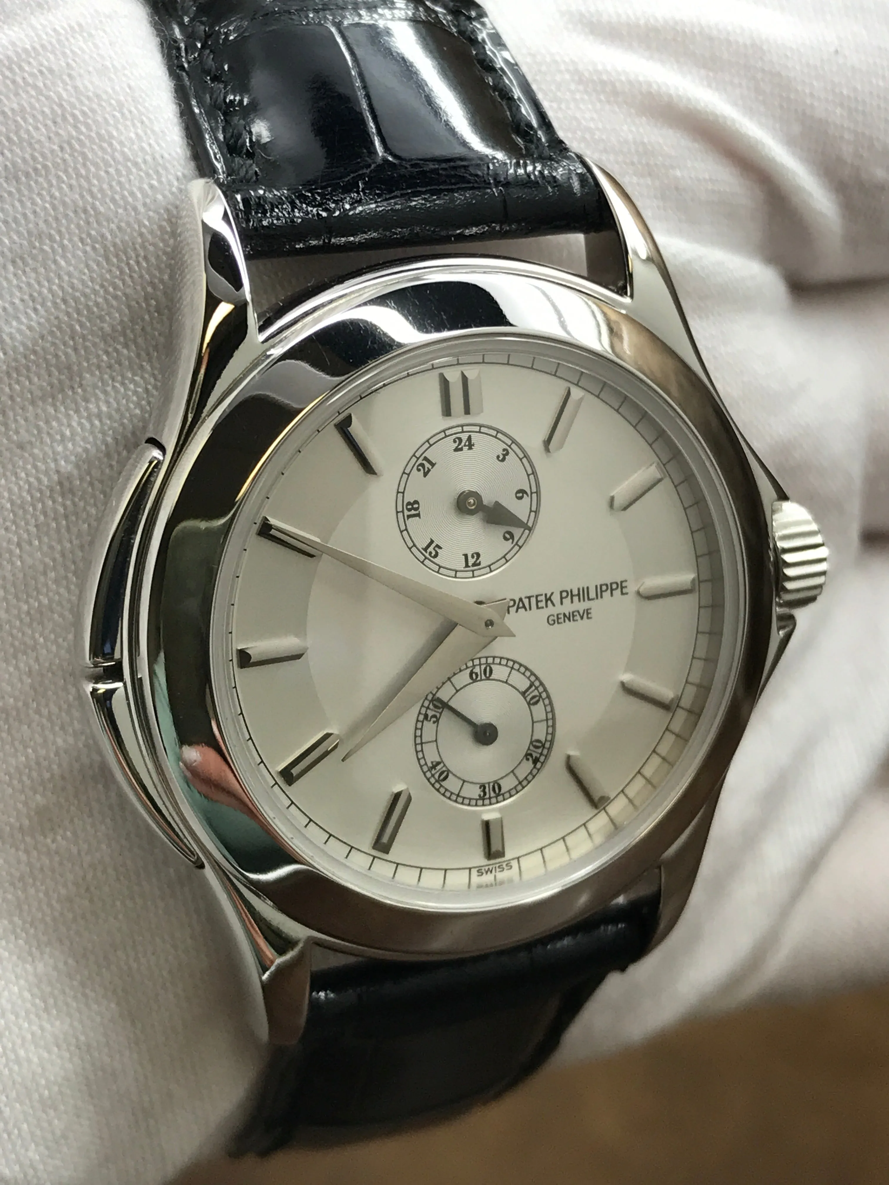 Patek Philippe Travel Time 5134P Silver Dial Manual wind Watch