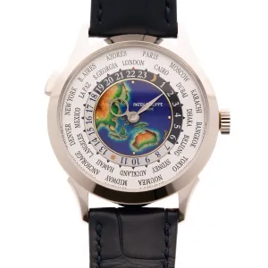 Patek Philippe White Gold World Time Enamel Watch Ref. 5231