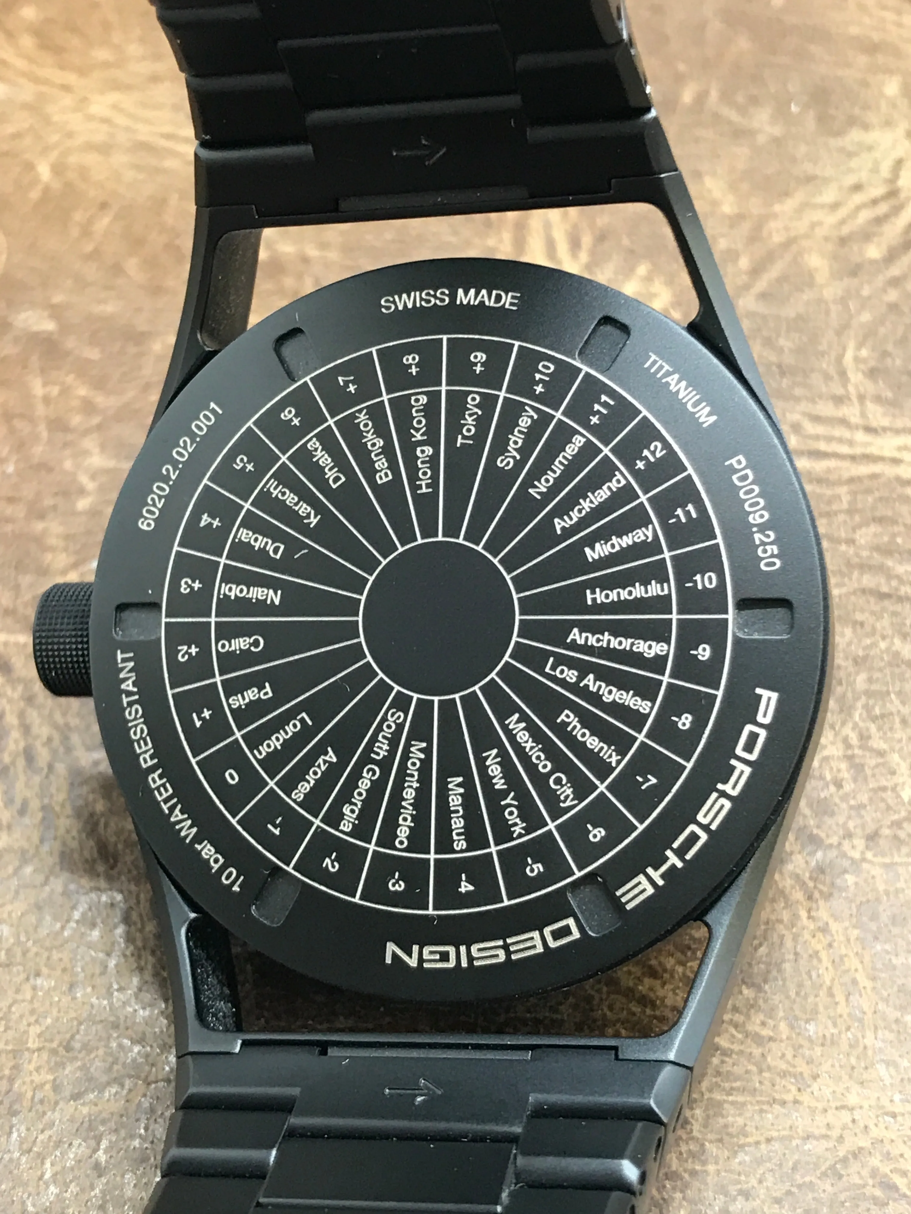 Porsche Design 1919 Globetimer 6020.2.02.001.02.2 Black Dial Automatic Men's Watch