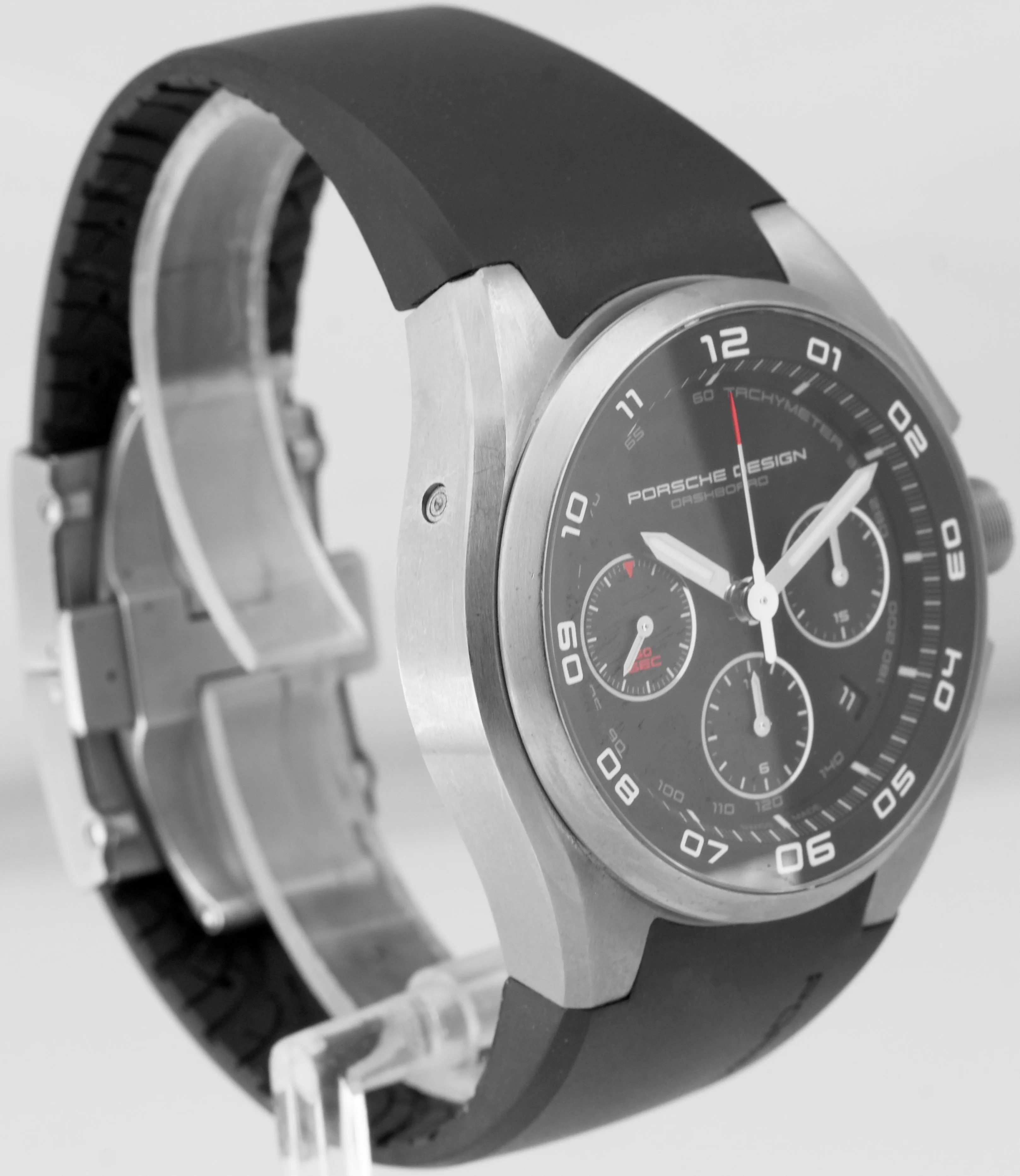 Porsche Design Dashboard Stainless Steel  Rubber Chronograph 44mm P6620 Watch