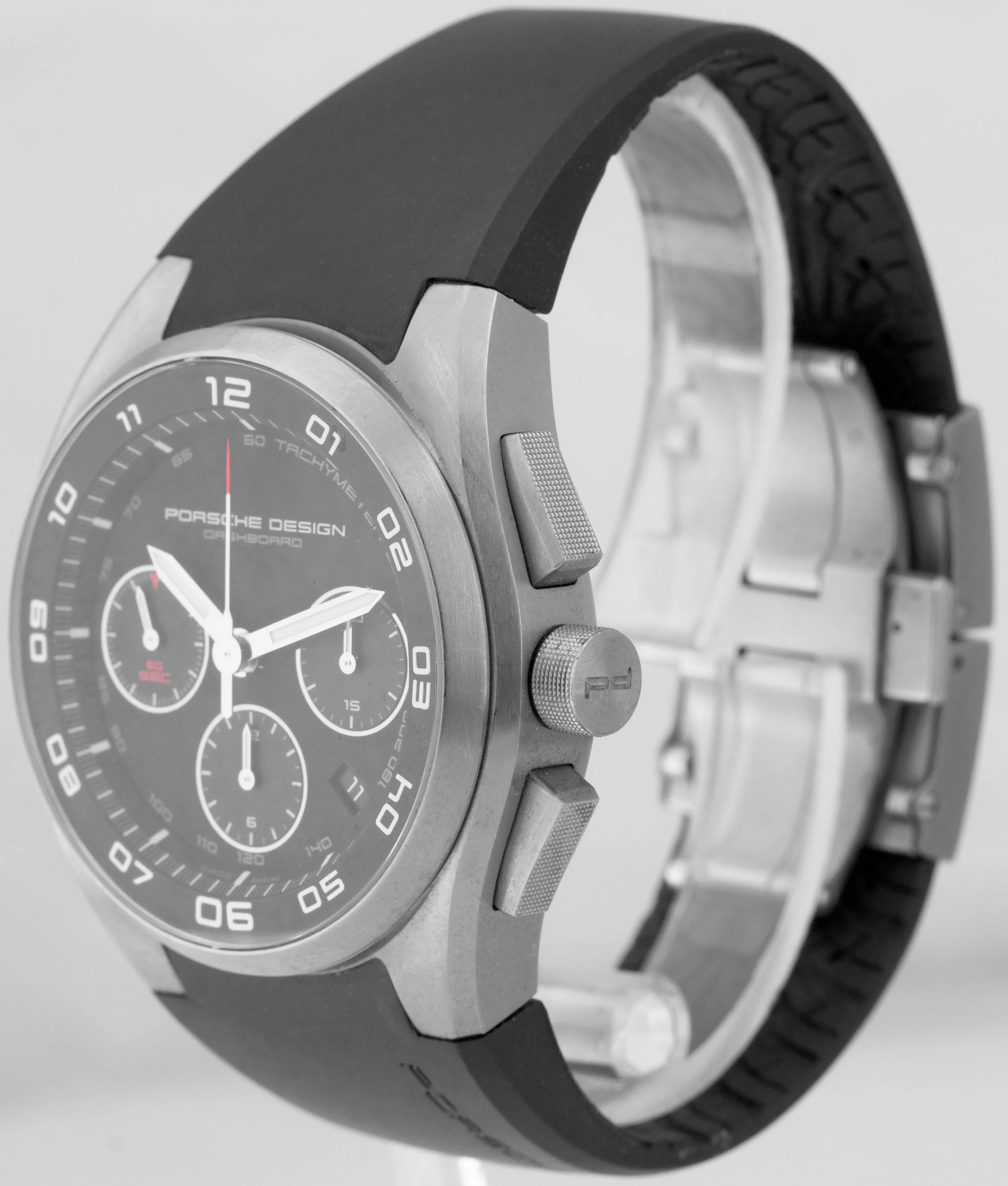 Porsche Design Dashboard Stainless Steel  Rubber Chronograph 44mm P6620 Watch