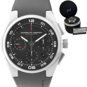 Porsche Design Dashboard Stainless Steel  Rubber Chronograph 44mm P6620 Watch