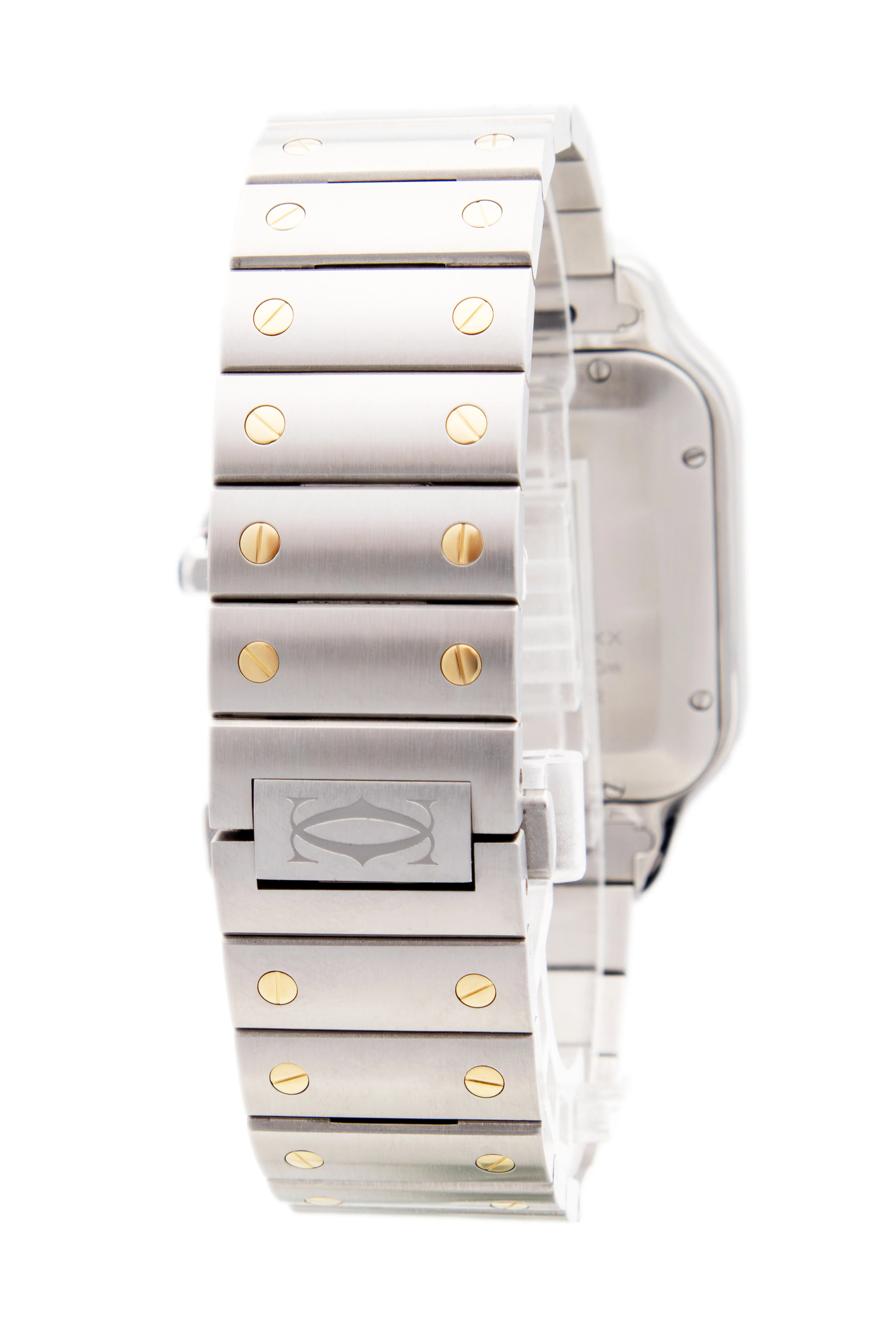 Pre-Owned 18k/SS Large Cartier Santos - 4072
