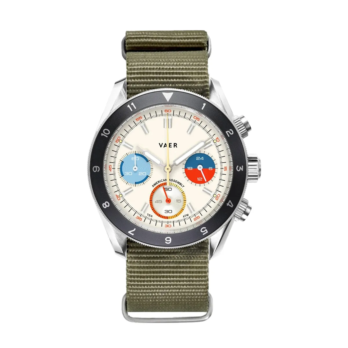 R1 USA Oceanracer Chronograph - Cream 38mm