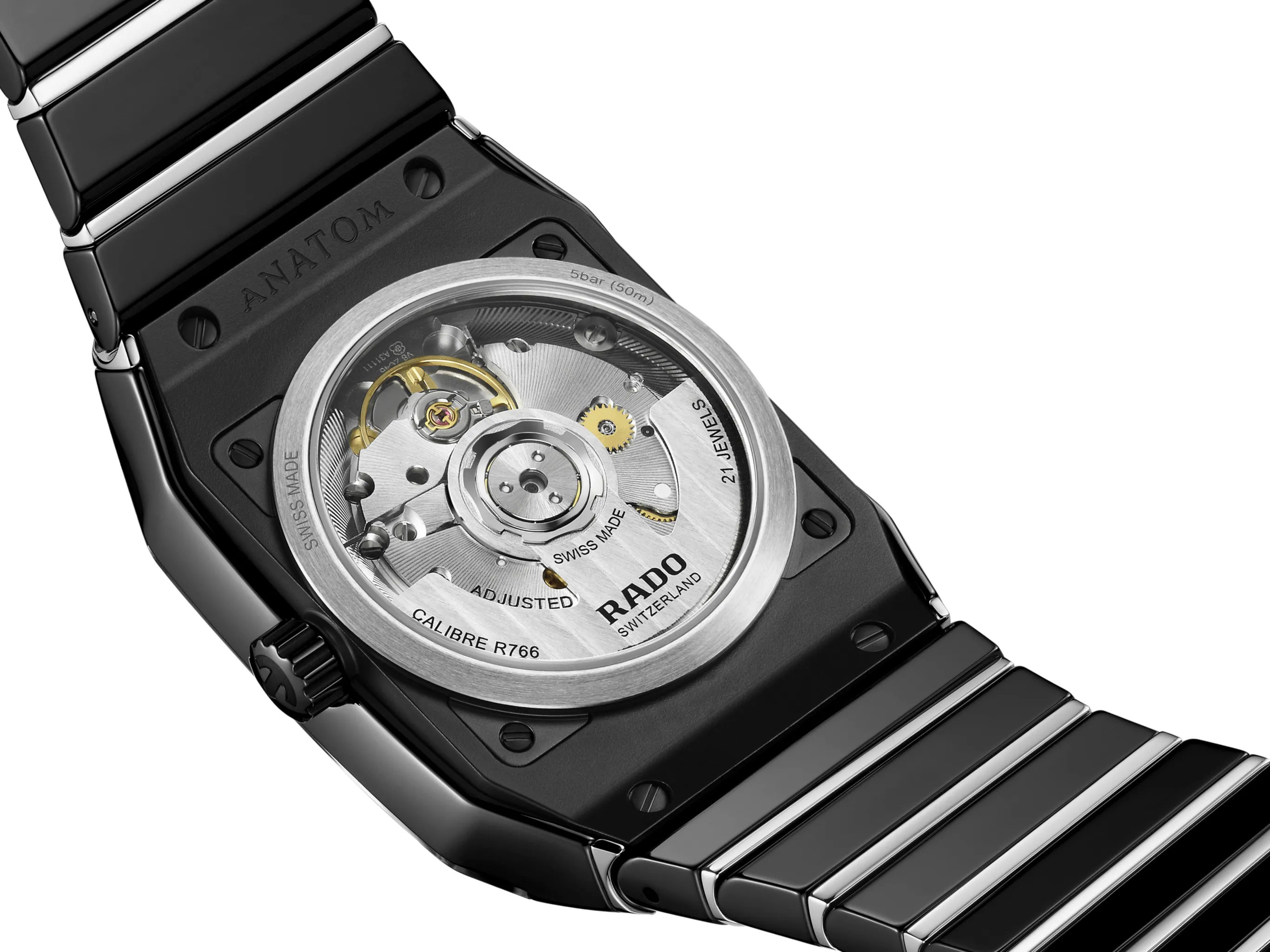 RADO Anatom Automatic 32.5mm Black-Silver Ceramic Men's Watch R10201152