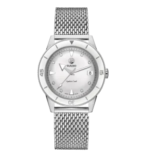 RADO Captain Cook Automatic Diamonds 37mm Mesh Strap Unisex Watch R32500703