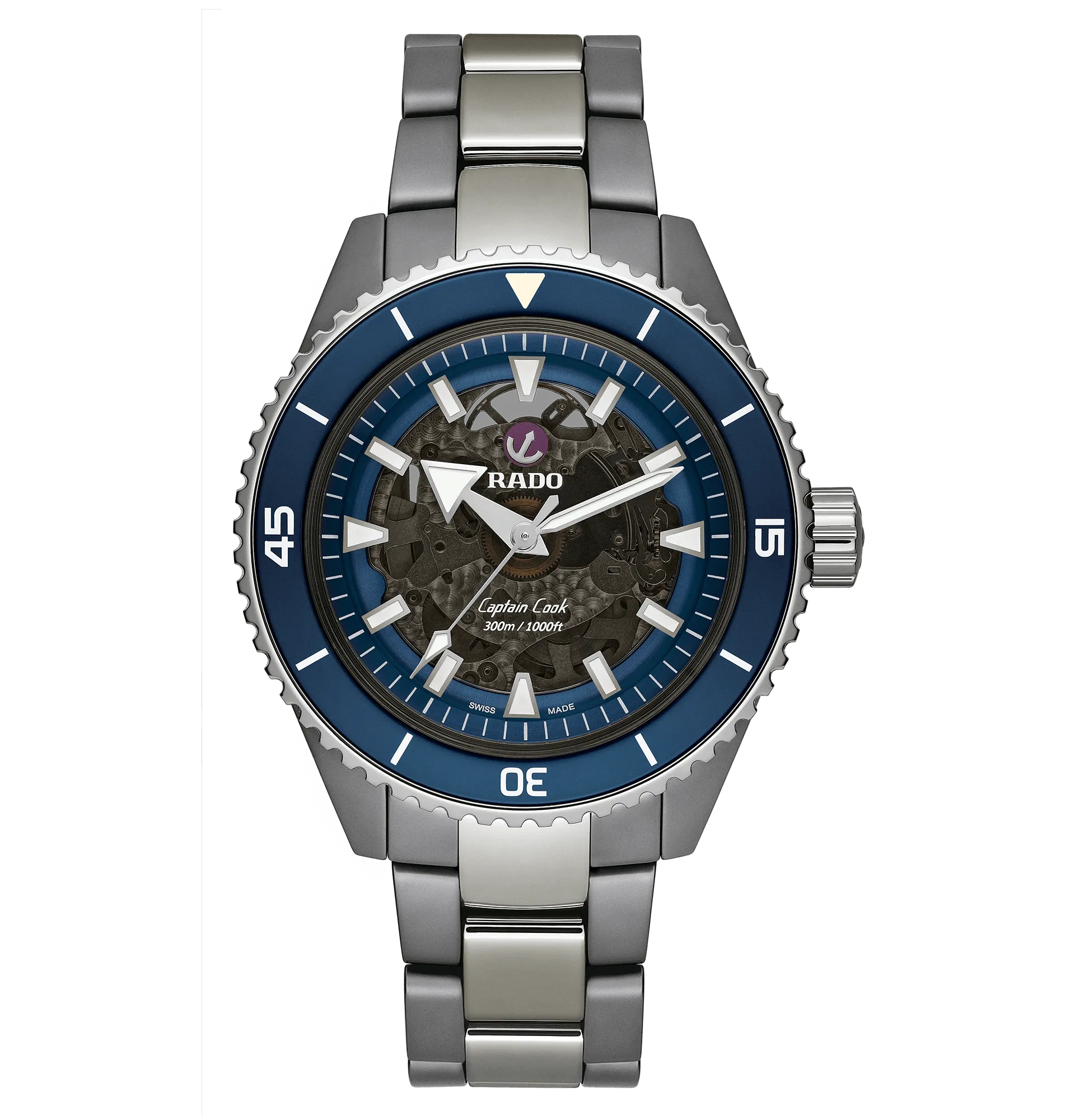 RADO Captain Cook Plasma High-Tech Ceramic 43mm Men's Watch R32128202