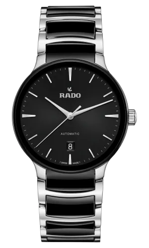 RADO Centrix Automatic Silver-Black Ceramic 39.5mm Men's Watch R30018152
