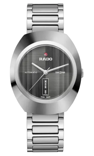 Rado DiaStar Original 38mm Dark Grey Dial Ceramos Men's Watch R12160103