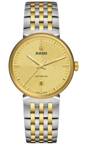 RADO Florence Automatic 39mm Two-Tone Yellow Gold Dial Men's Watch R48903253