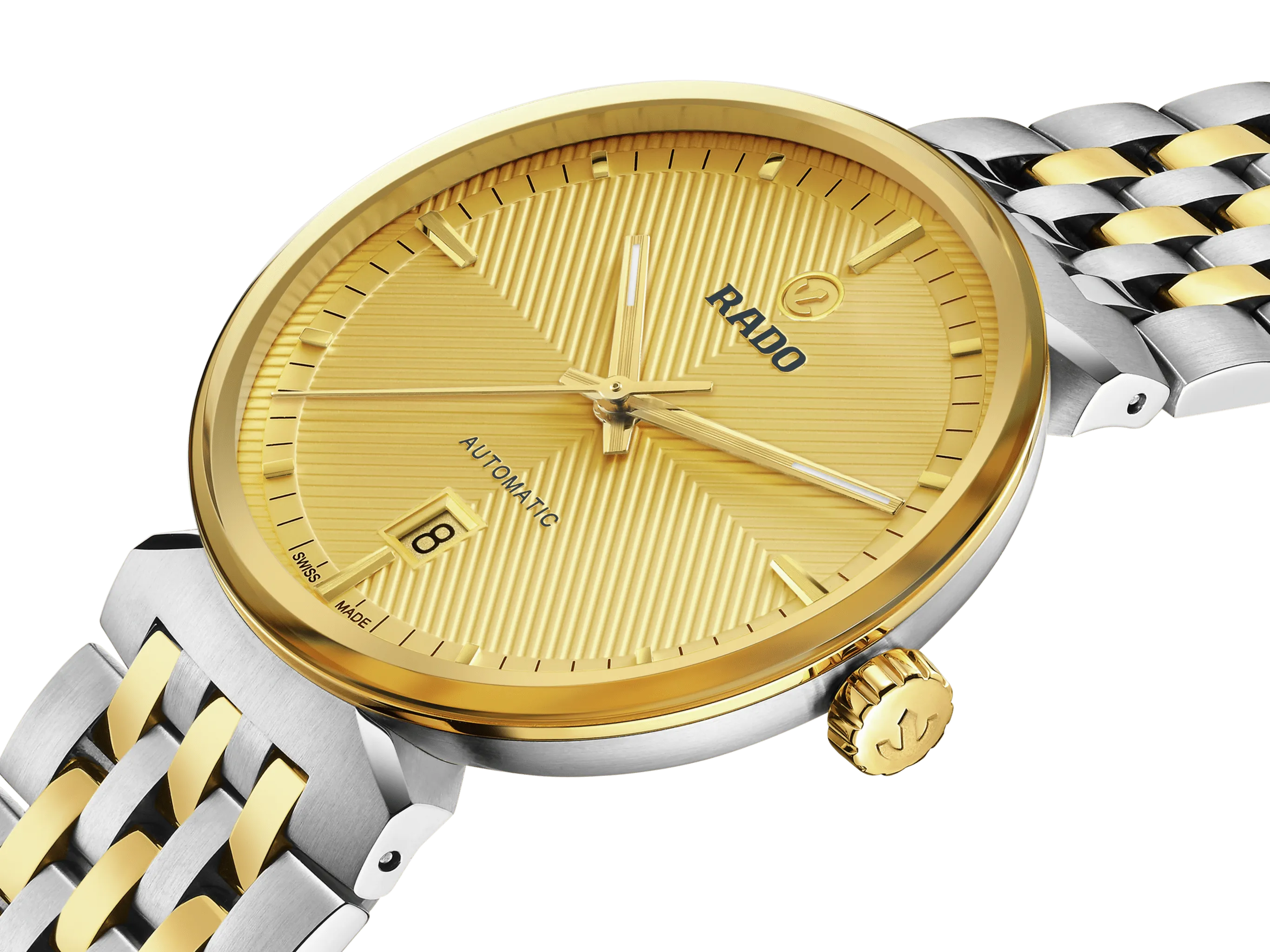 RADO Florence Automatic 39mm Two-Tone Yellow Gold Dial Men's Watch R48903253