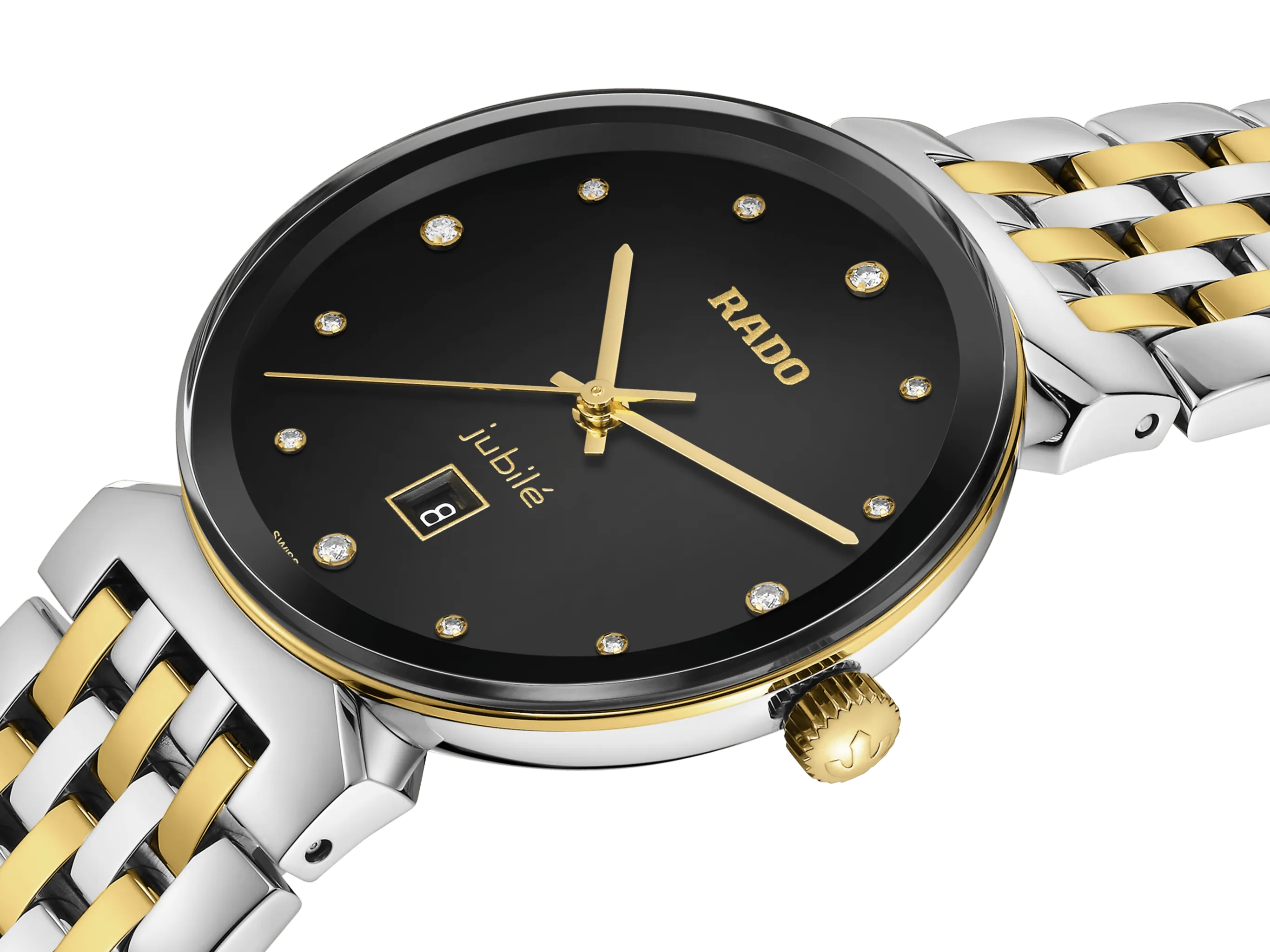 RADO Florence Classic 12 Diamonds 30mm Gold-Silver Women's Watch R48913743