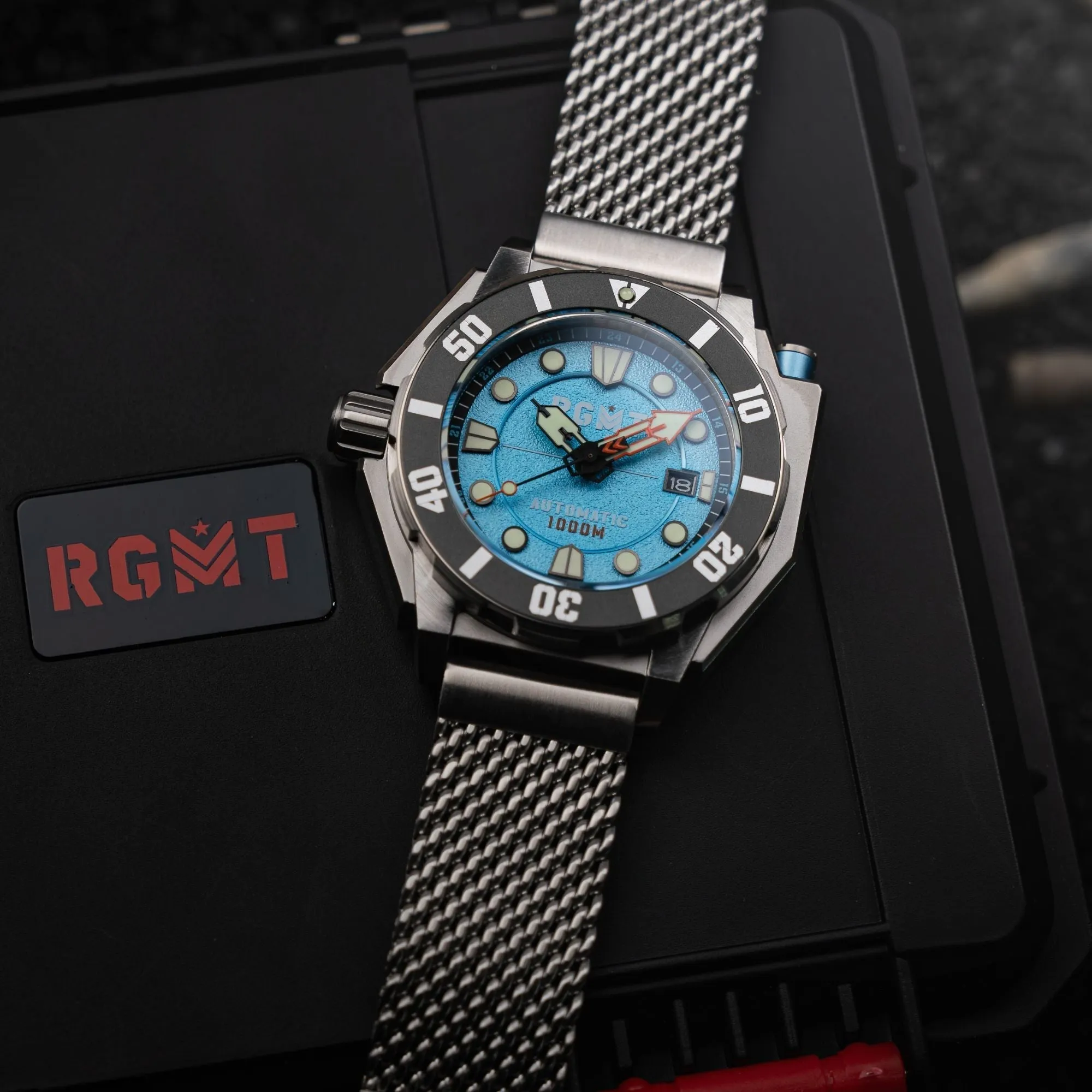 RGMT Torpedo Automatic Diver Arctic Blue