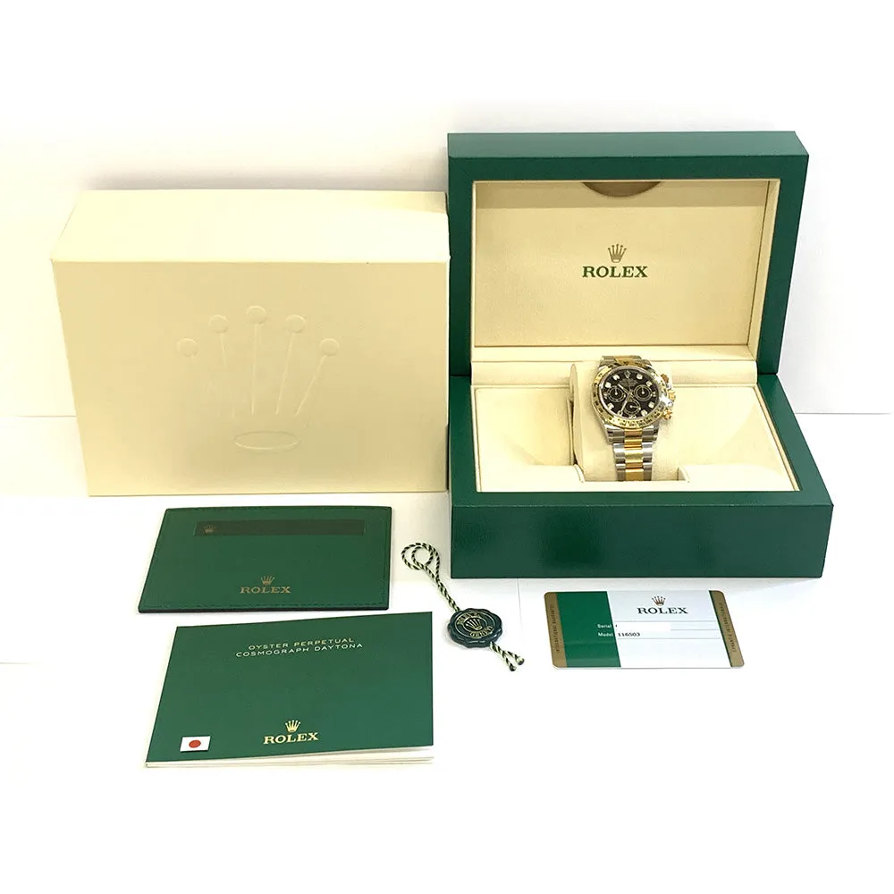 Rolex Cosmograph Daytona 116503 Black Diamond Dial Apr 2019