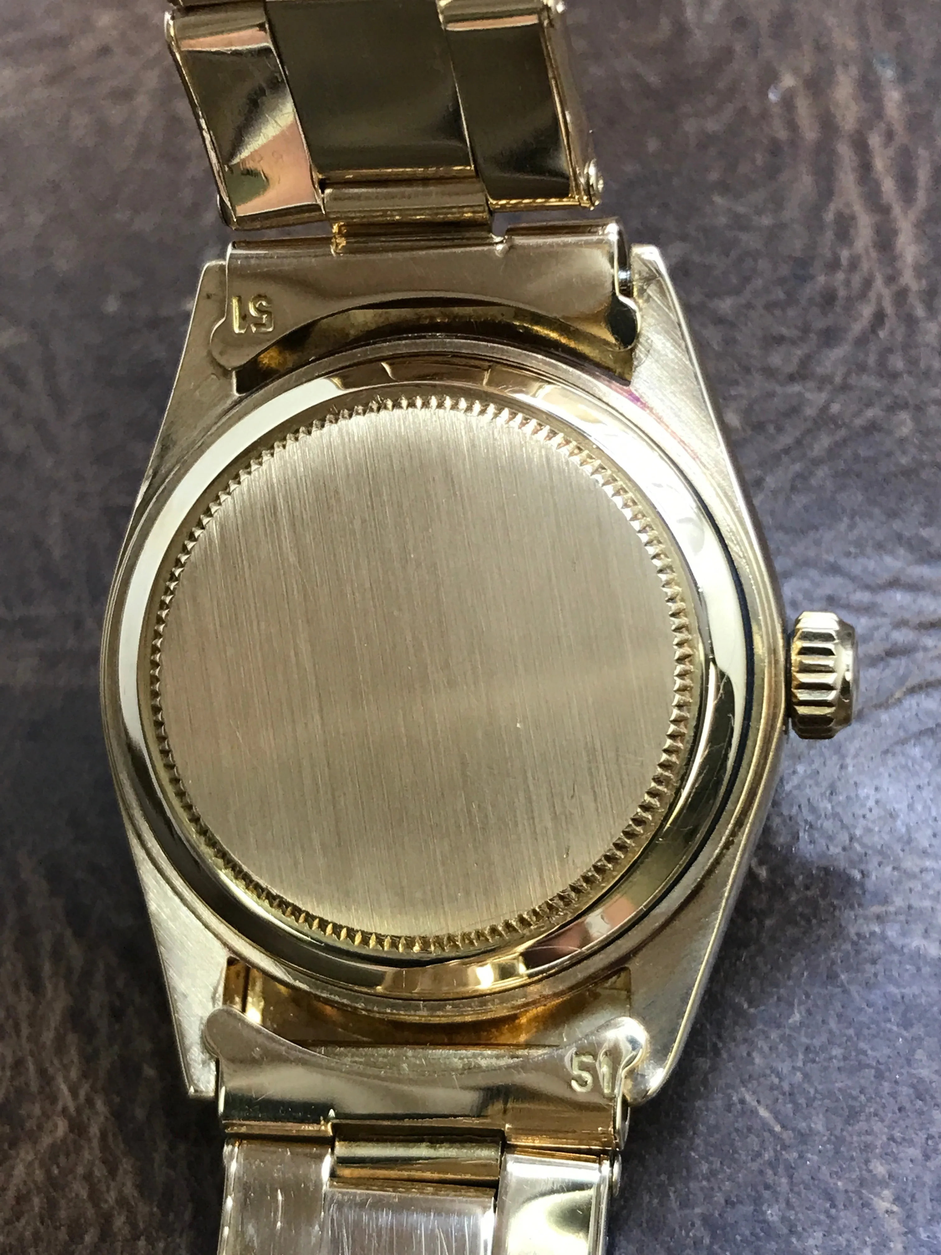 Rolex Date 31mm 6627 Gold-tone Dial Automatic Watch