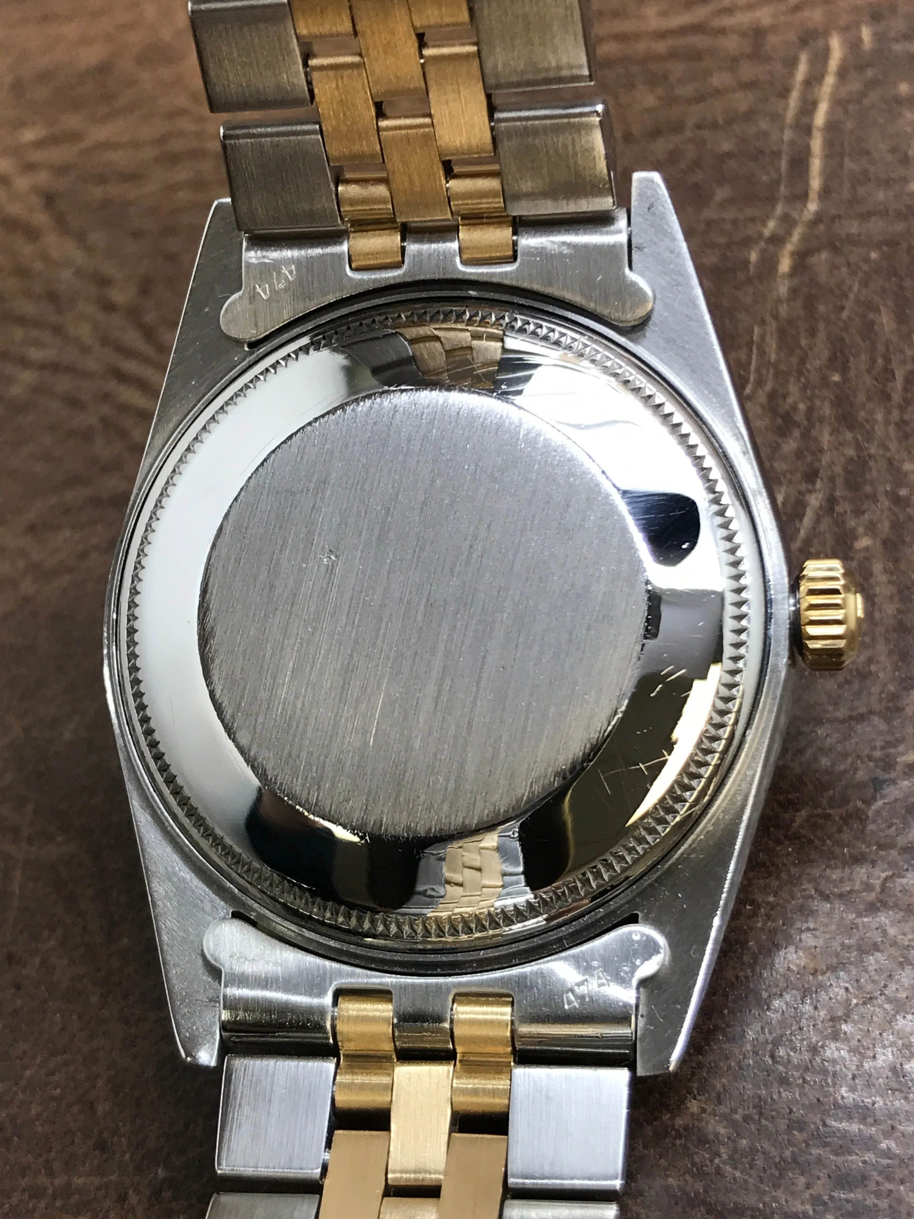 Rolex Date 34mm 15053 Custom MOP Diamond Dial Automatic Watch