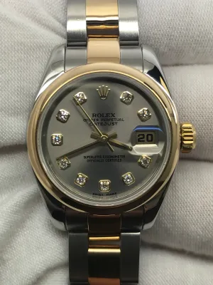 Rolex Datejust 26mm 179163 Silver Dial Automatic Women's Watch