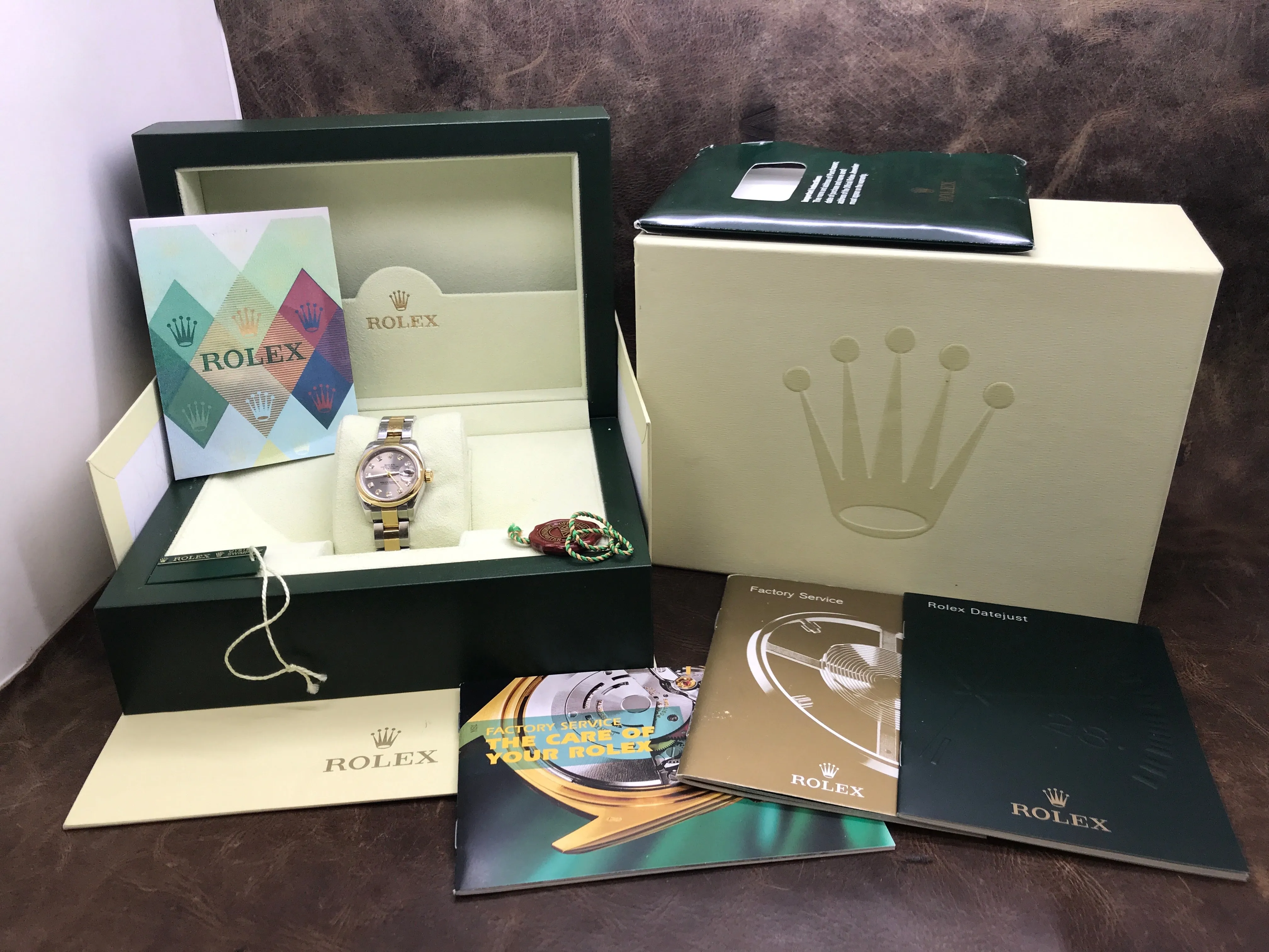 Rolex Datejust 26mm 179163 Silver Dial Automatic Women's Watch