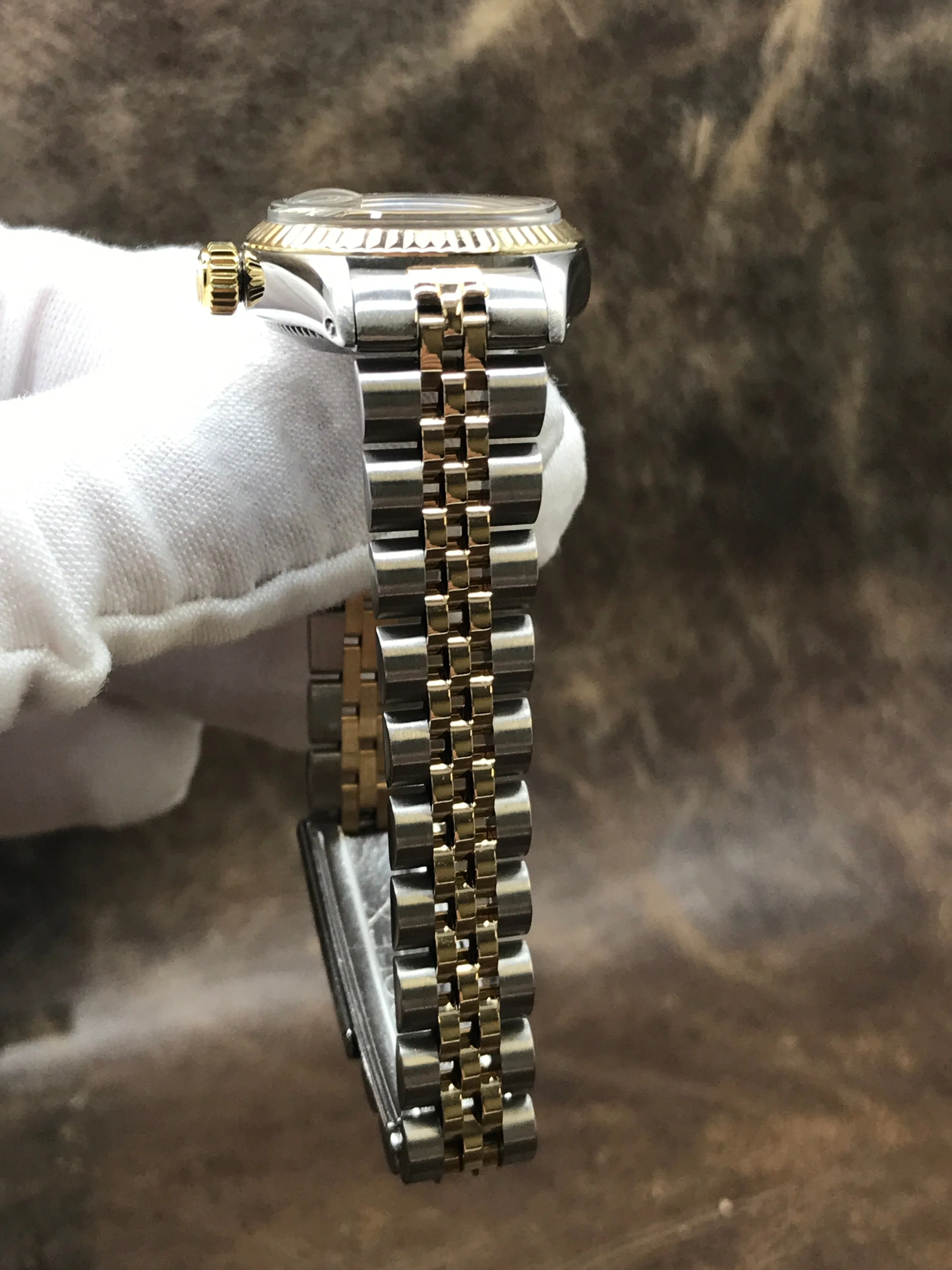 Rolex Datejust 26mm 6917 Custom MOP Diamond Dial Automatic Women's Watch