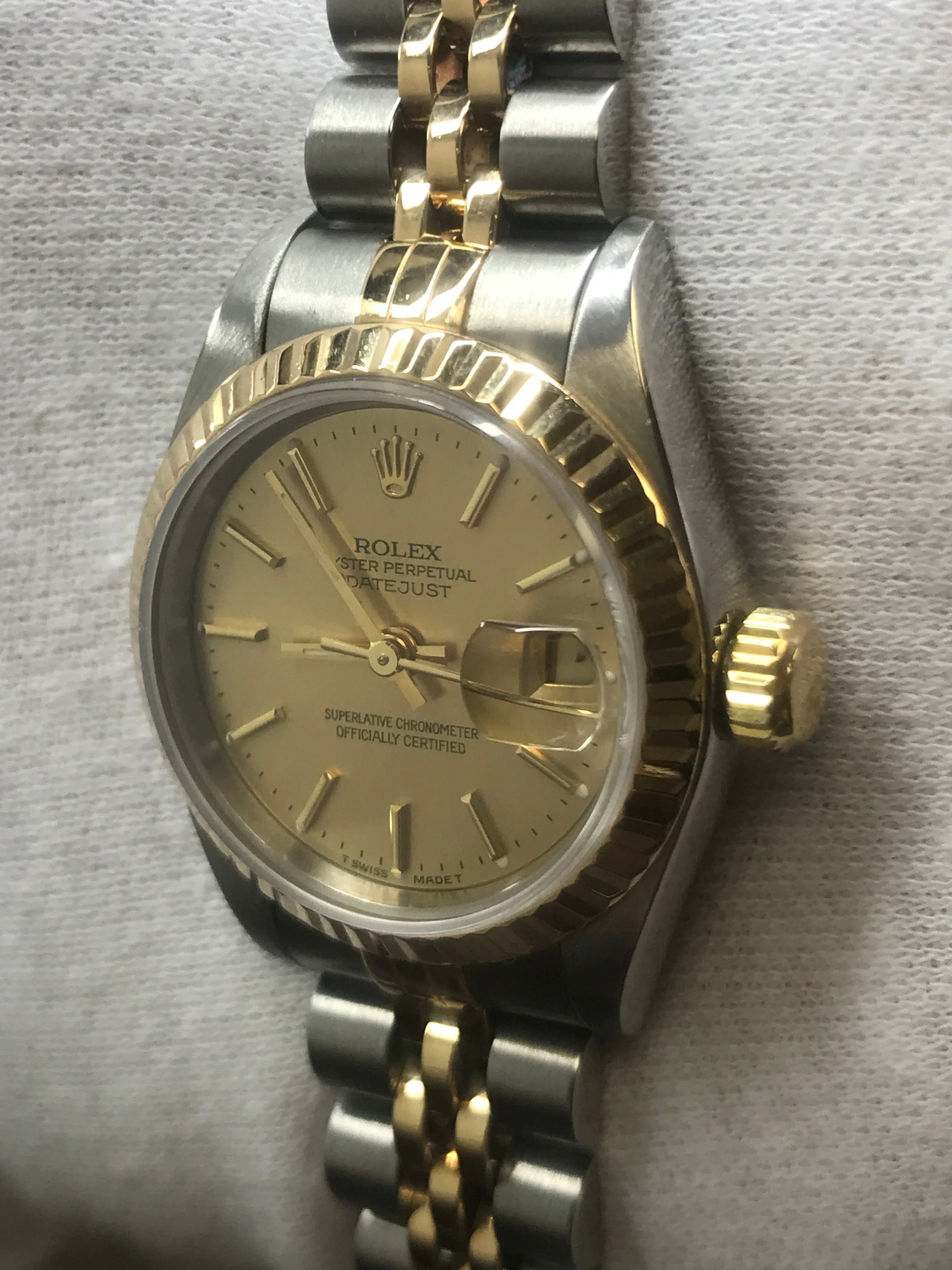 Rolex Datejust 26mm 69173 Champagne Dial Automatic Women's Watch