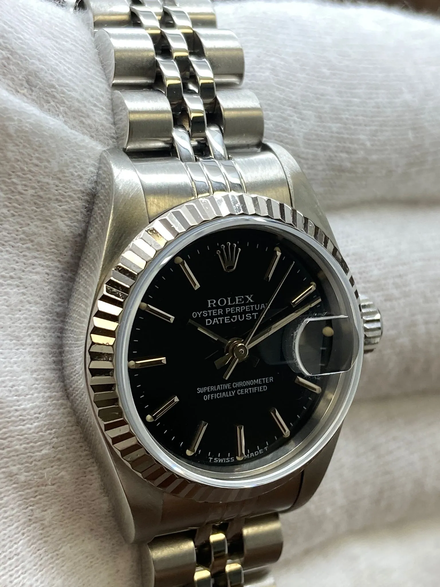 Rolex Datejust 26mm 69174 Black Dial Automatic Women's Watch