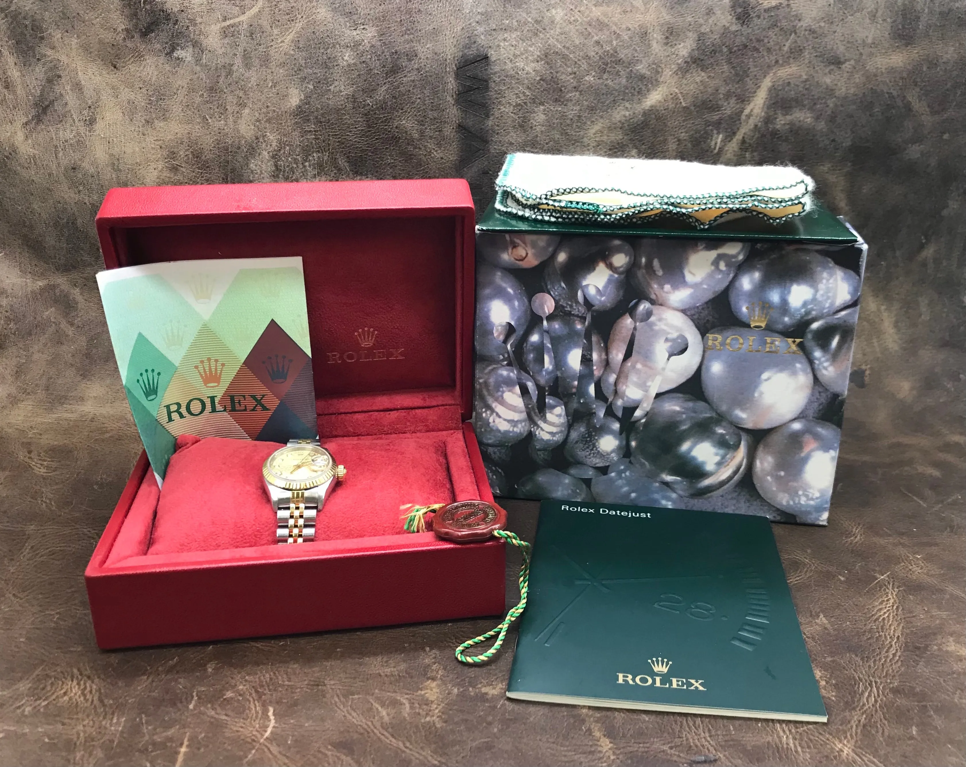 Rolex Datejust 26mm 79173 Jubilee Champagne Diamond Dial Automatic Women's Watch