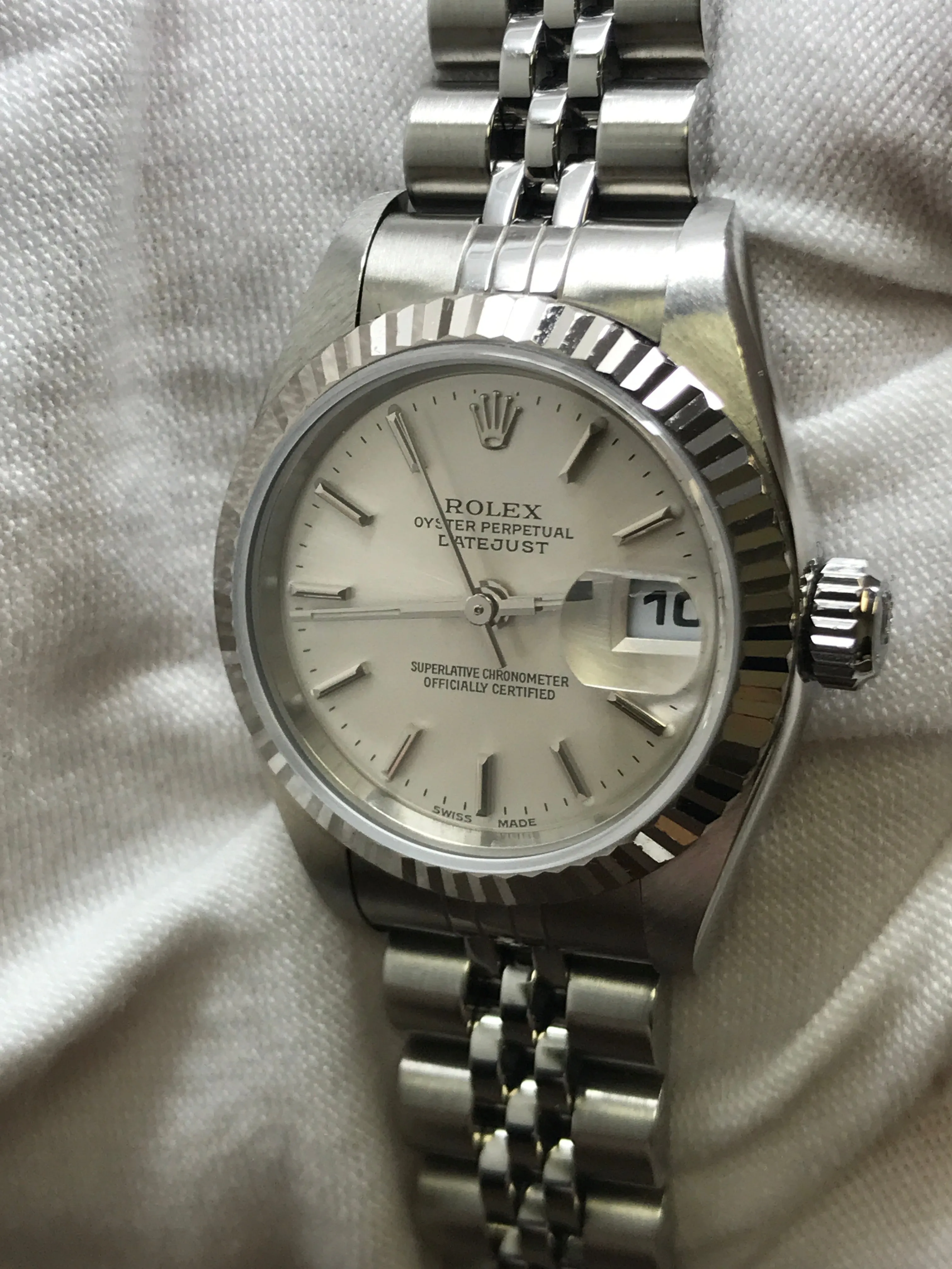 Rolex Datejust 26mm 79174 Silver Dial Automatic Women's Watch