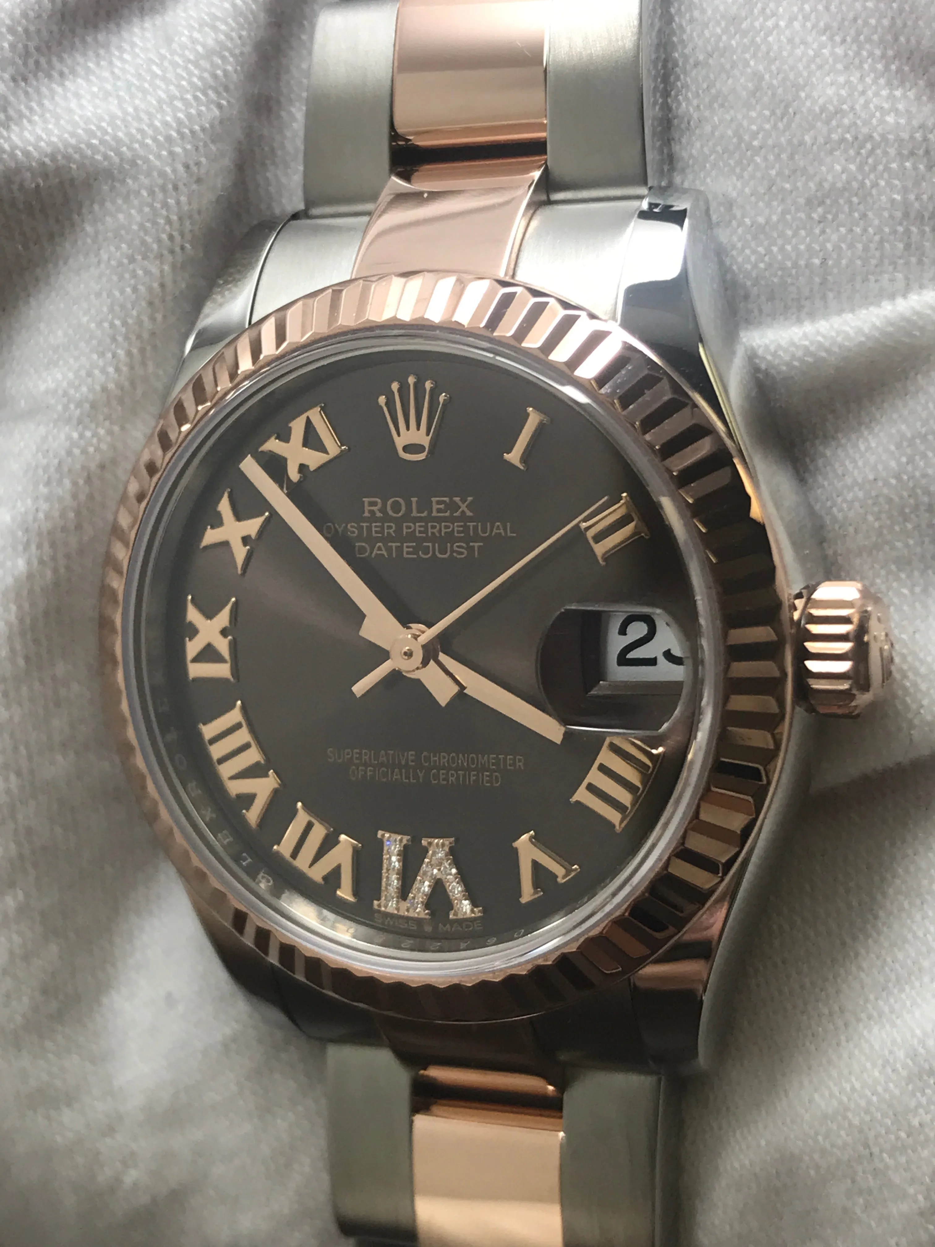 Rolex Datejust 31 278271 Chocolate Diamond Dial Automatic Women's Watch