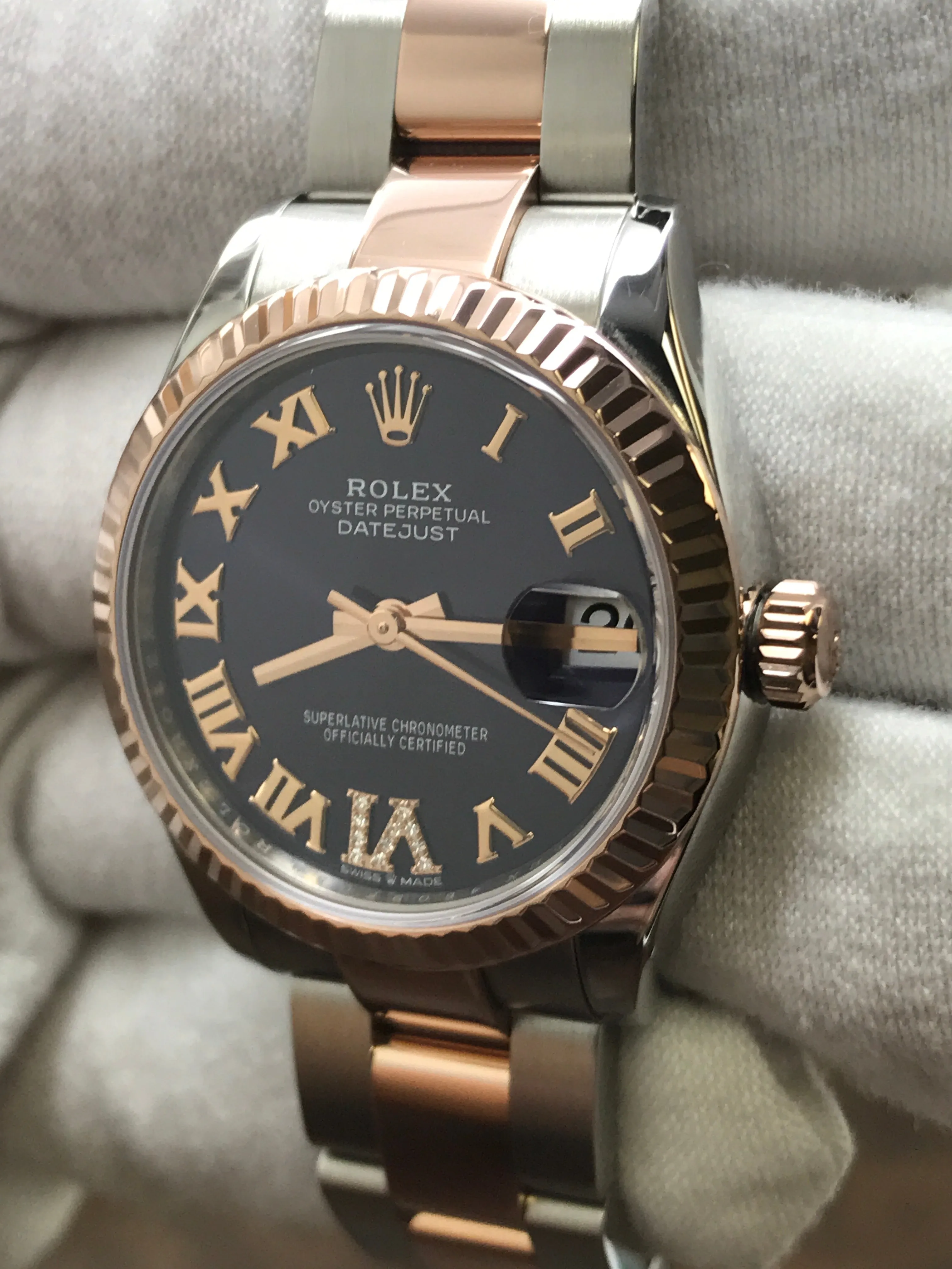 Rolex Datejust 31 Diamond 278271 Aubergine Dial Automatic Women's Watch