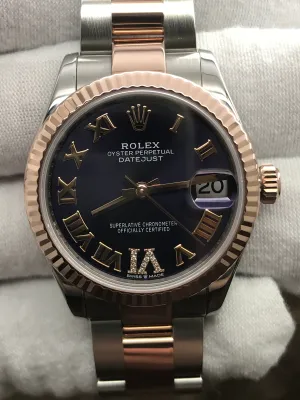 Rolex Datejust 31 Diamond 278271 Aubergine Dial Automatic Women's Watch
