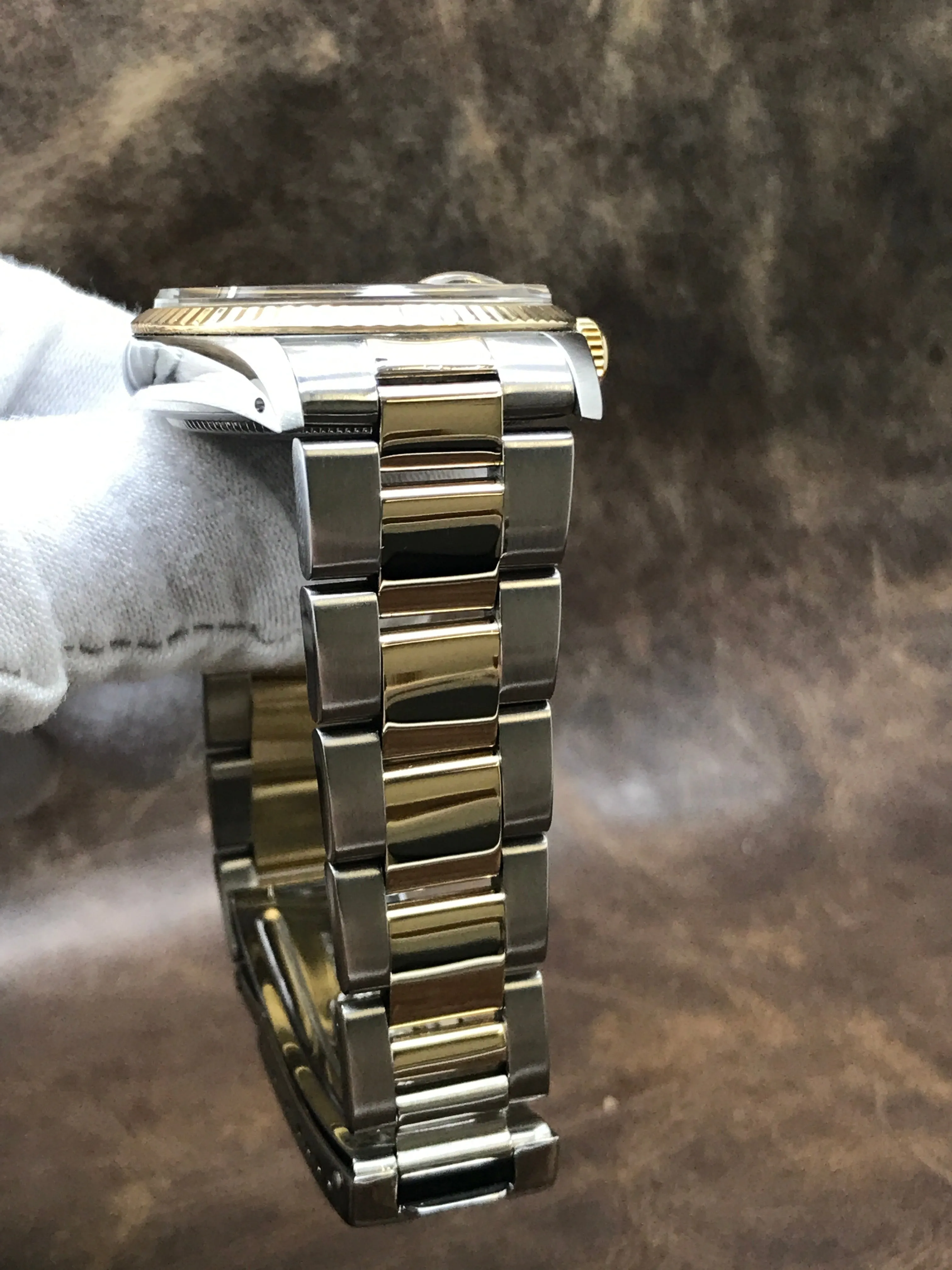 Rolex Datejust 36mm 16013 Champagne Buckley Dial Automatic Watch