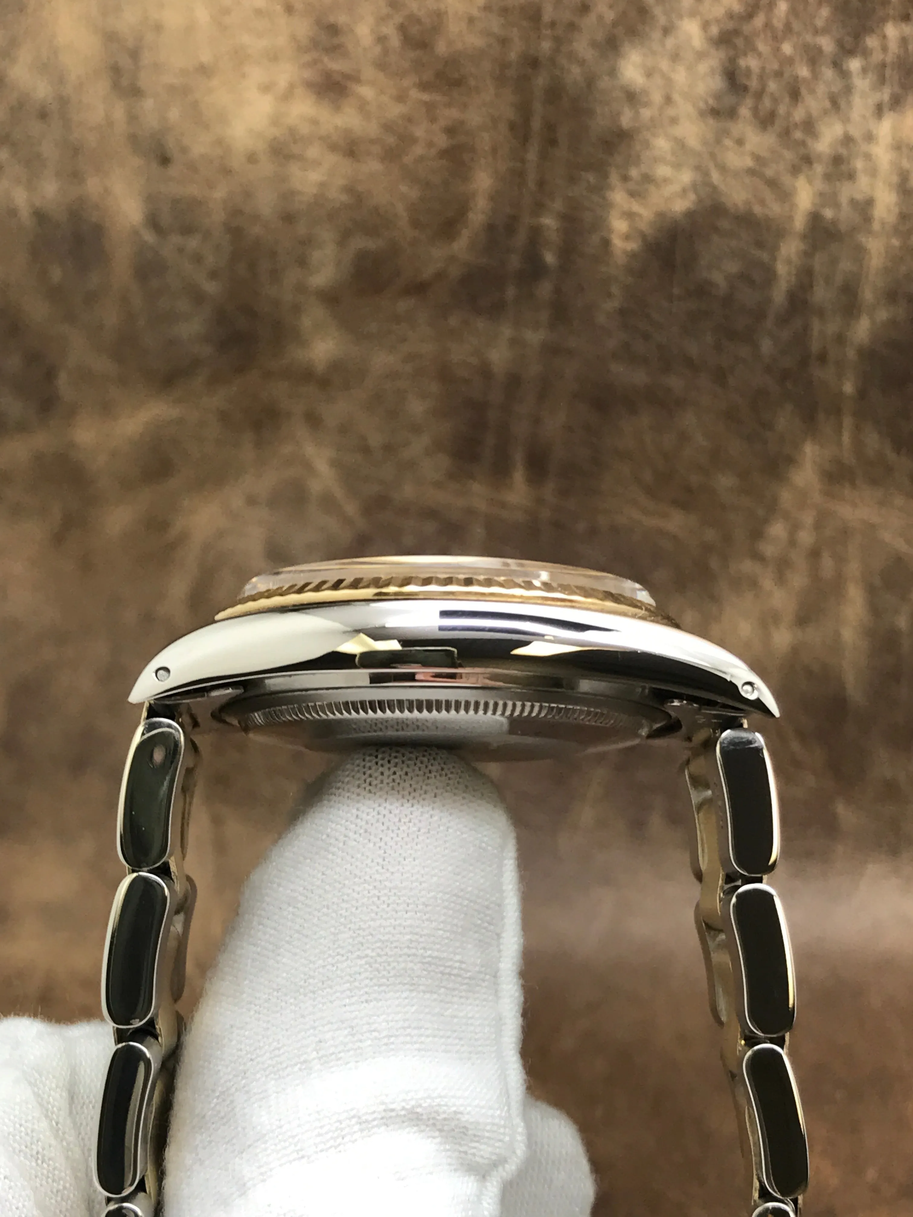 Rolex Datejust 36mm 16013 Champagne Buckley Dial Automatic Watch