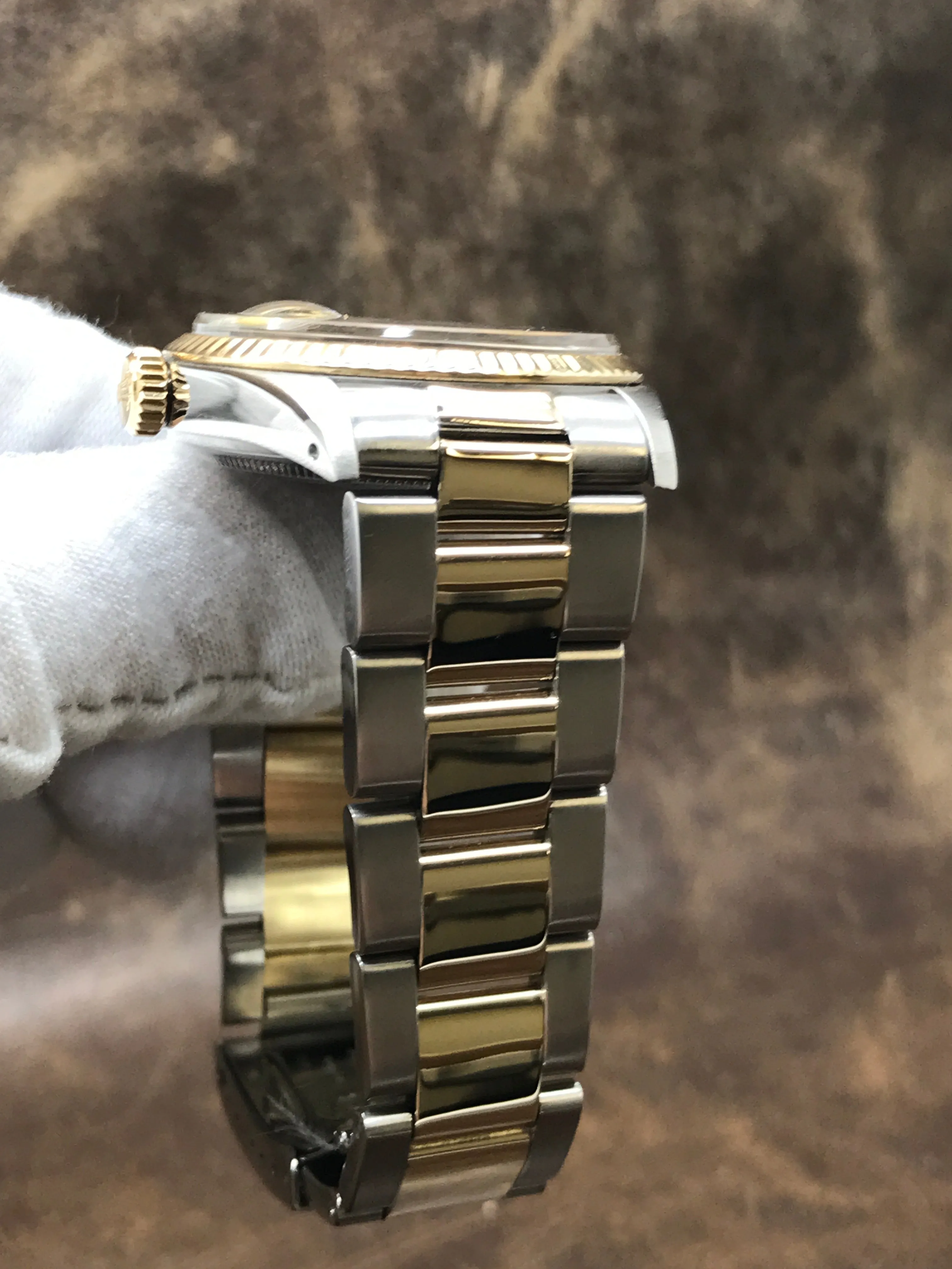 Rolex Datejust 36mm 16013 Champagne Buckley Dial Automatic Watch