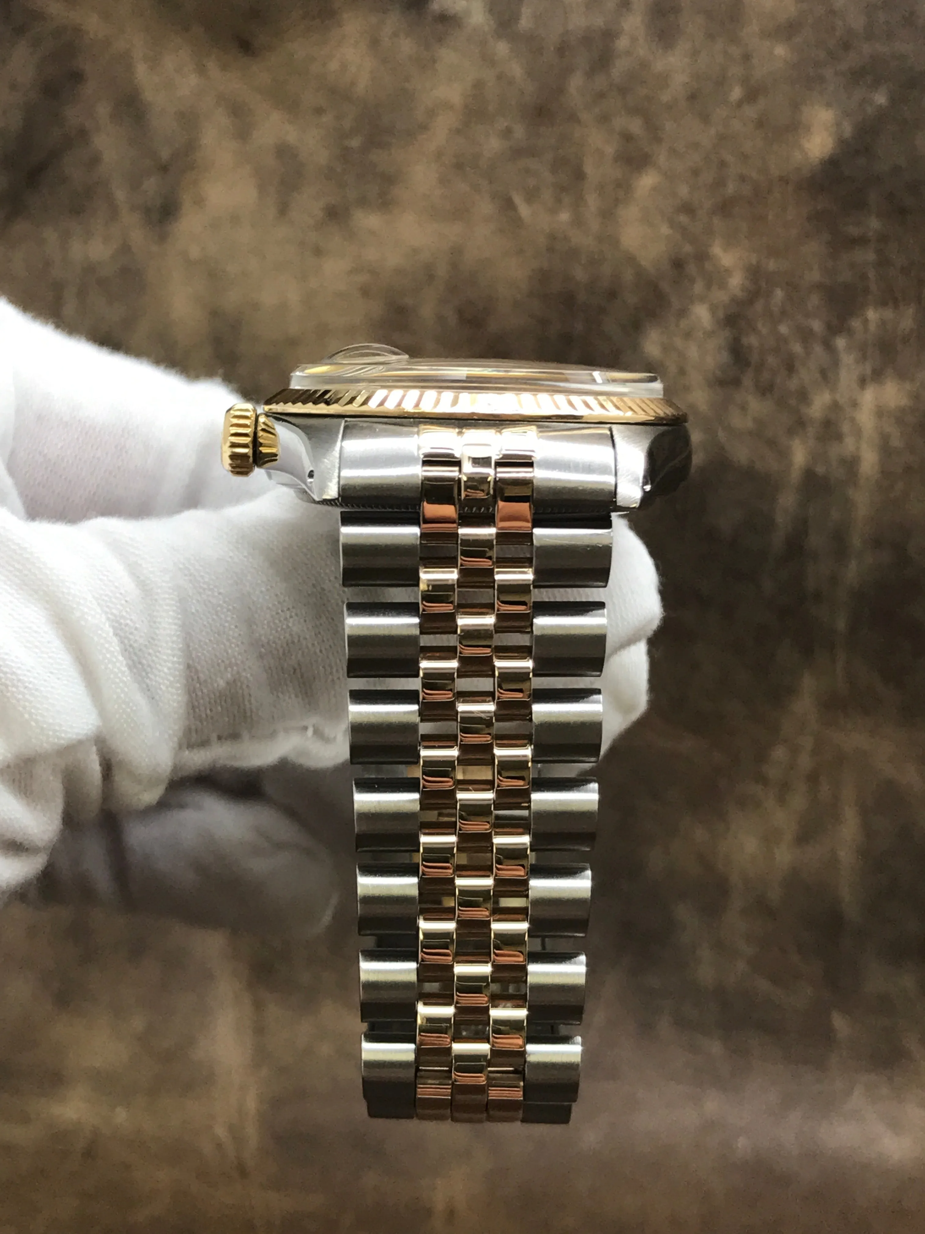 Rolex Datejust 36mm 16013 Champagne Dial Automatic Watch