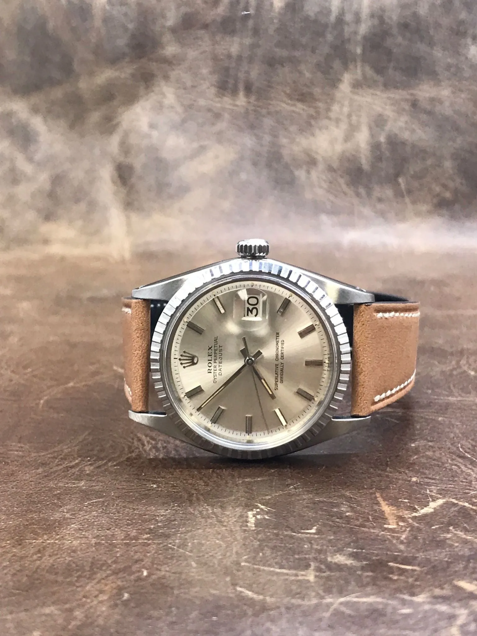 Rolex Datejust 36mm 1603 Silver Dial Automatic Watch