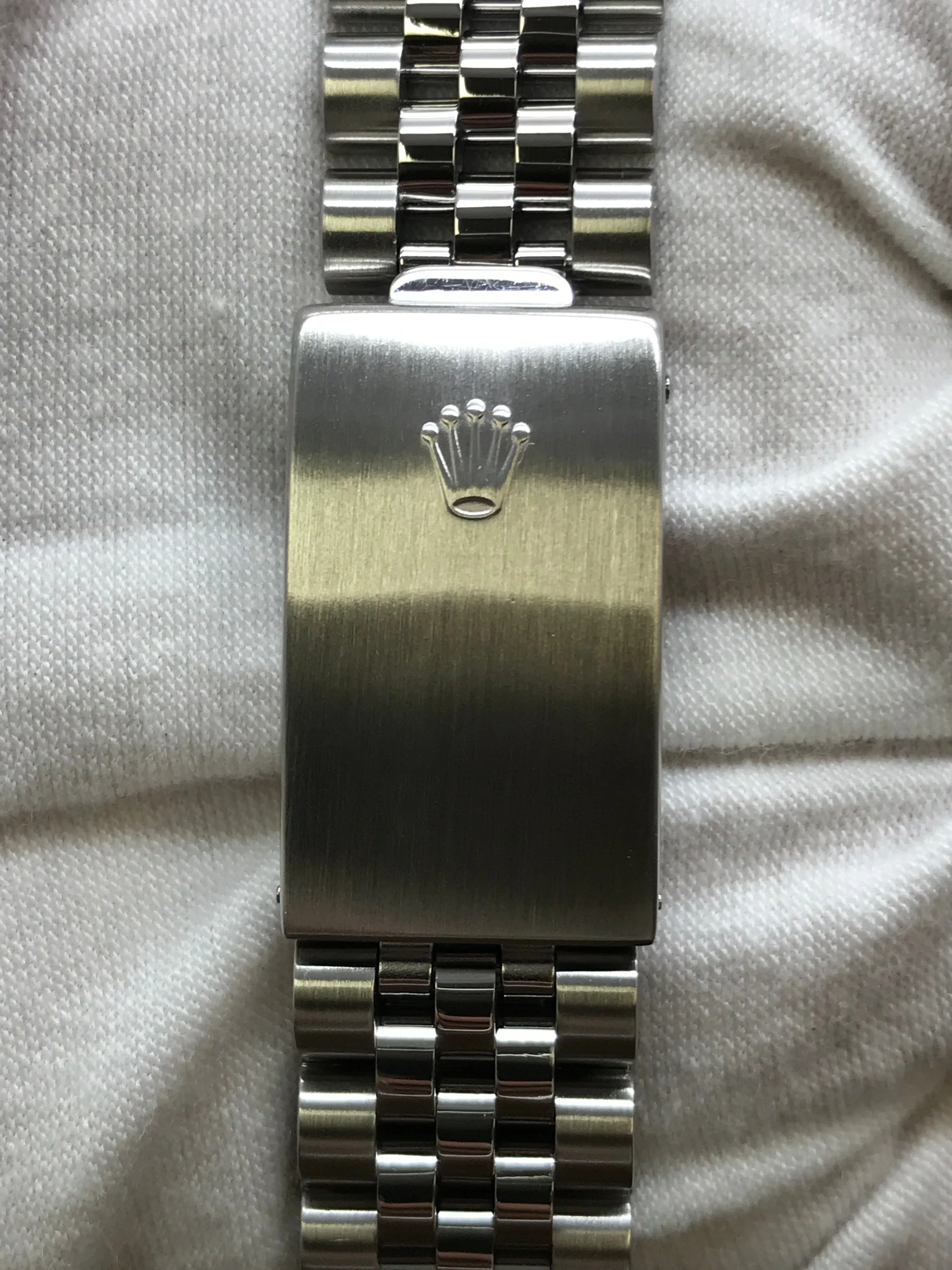 Rolex Datejust 36mm 16030 Custom Silver Diamond Dial Automatic Watch