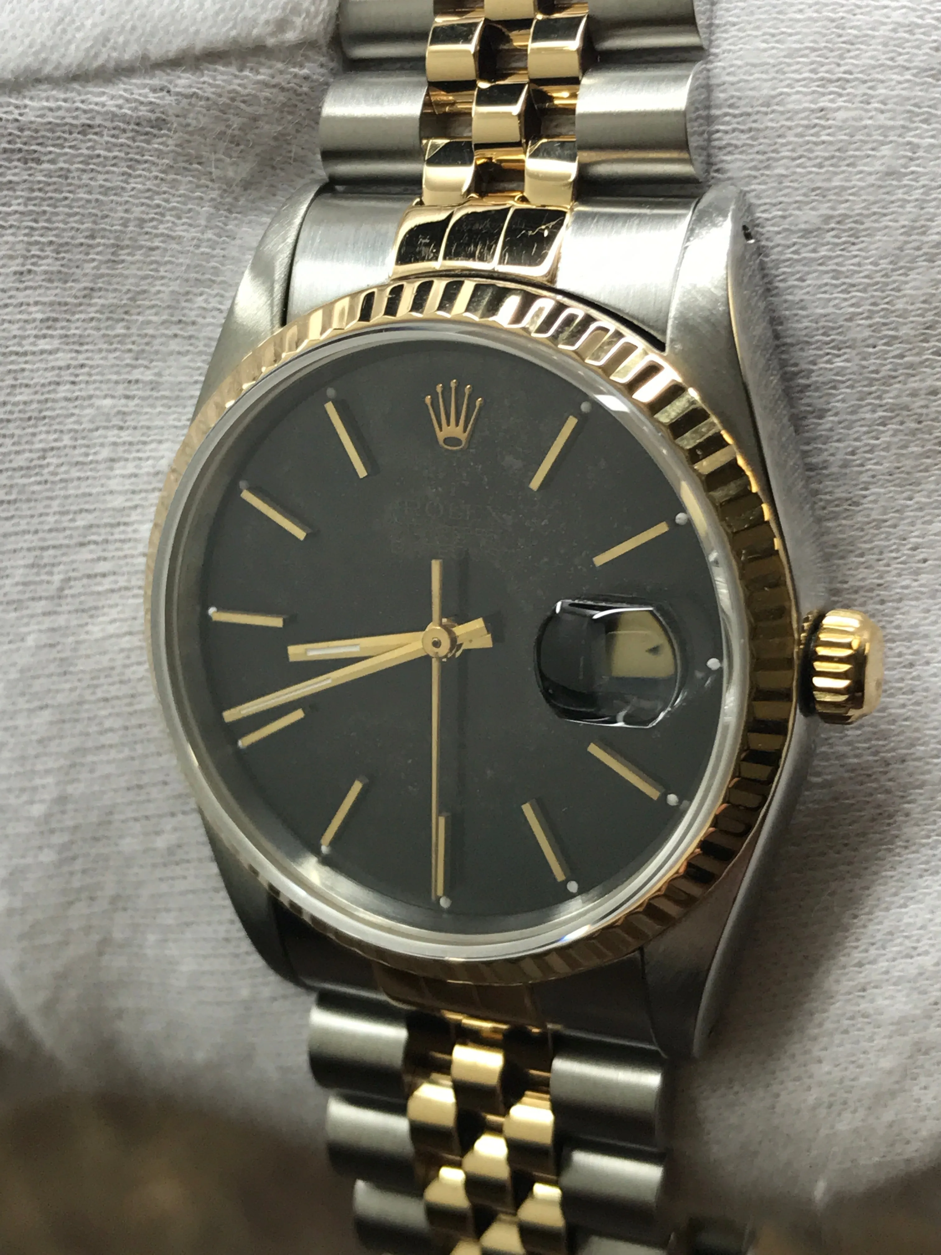 Rolex Datejust 36mm 16233 Black Dial Automatic Watch