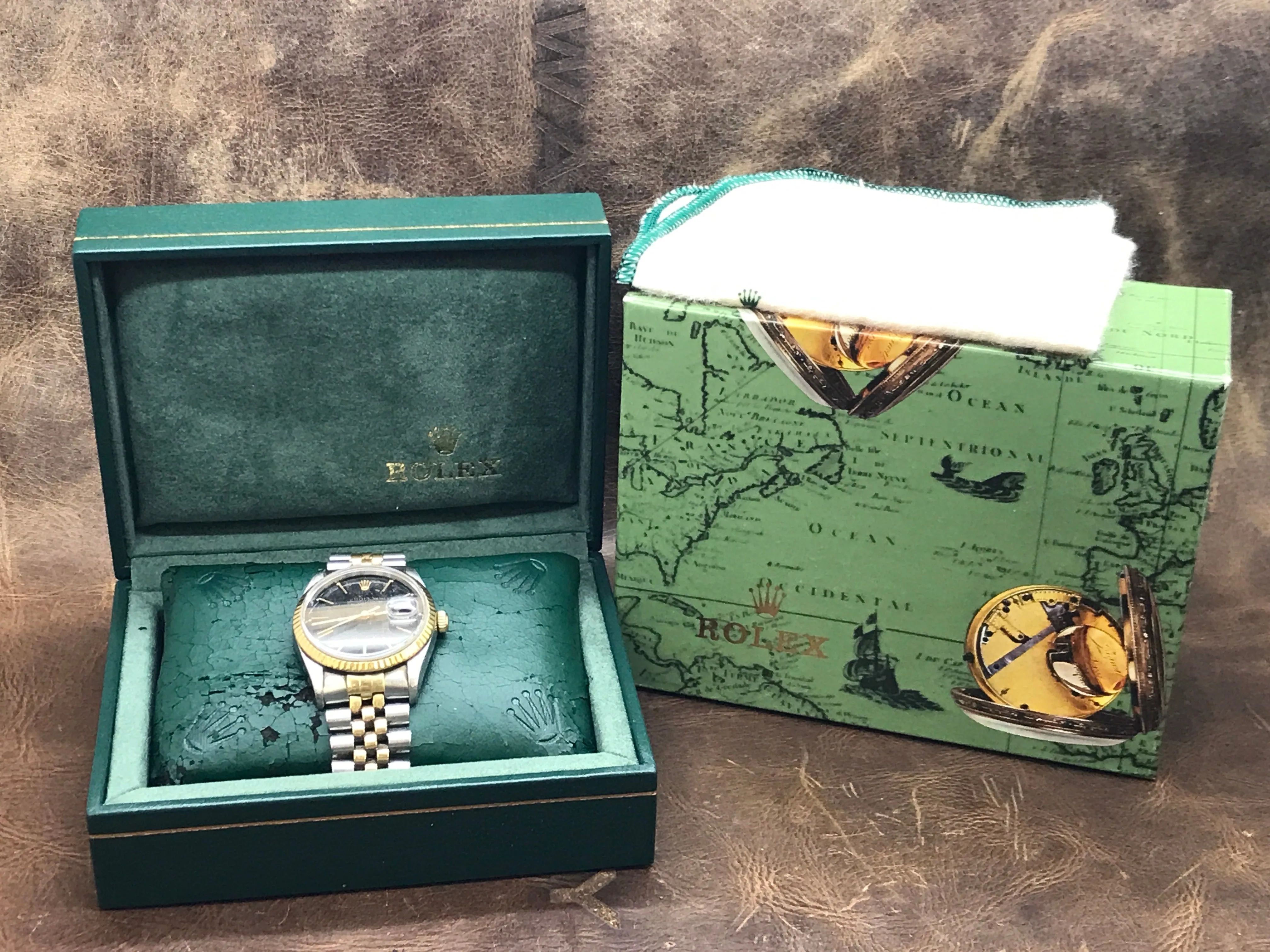 Rolex Datejust 36mm 16233 Black Dial Automatic Watch