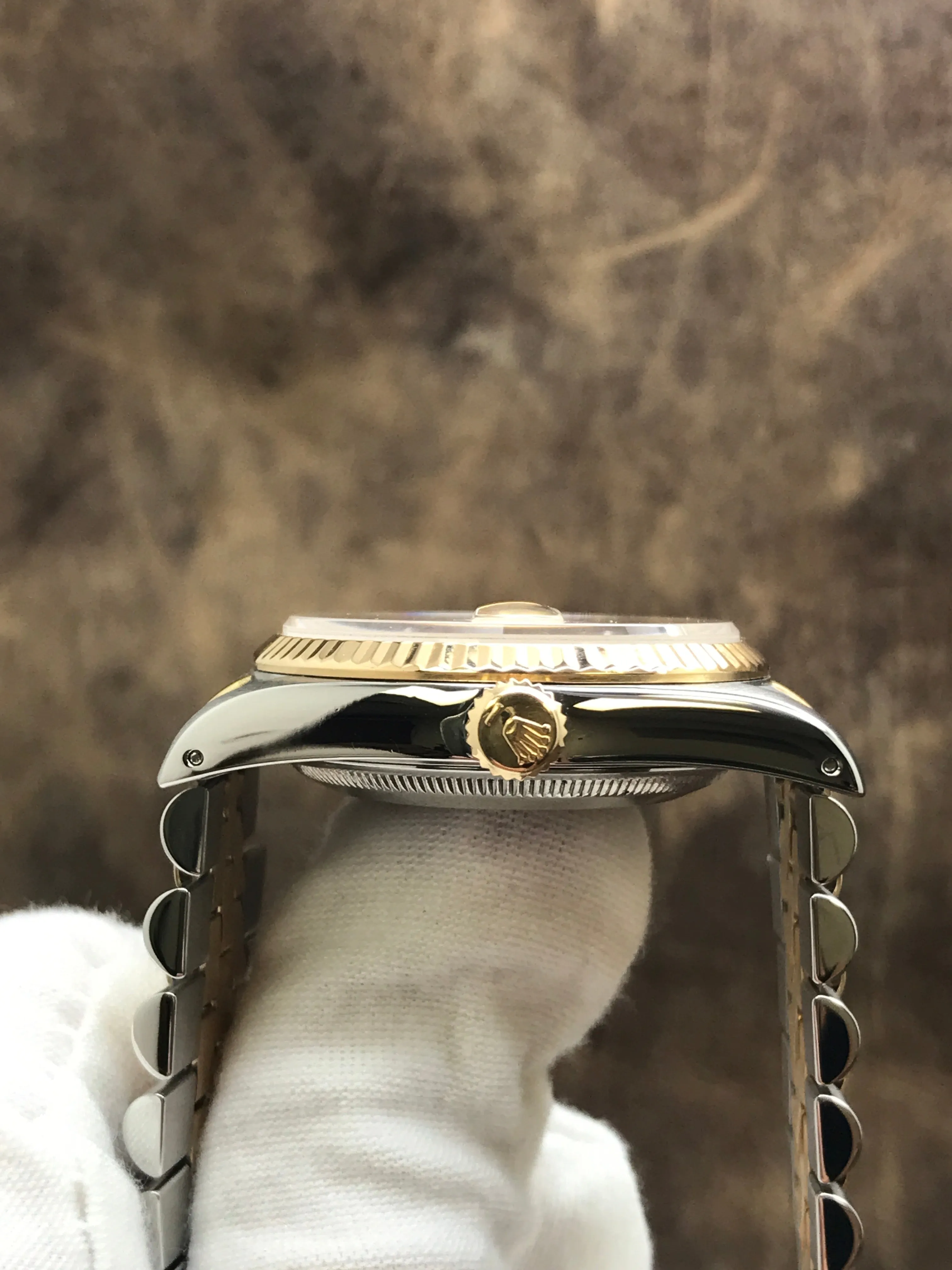 Rolex Datejust 36mm 16233 Champagne Dial Automatic Watch