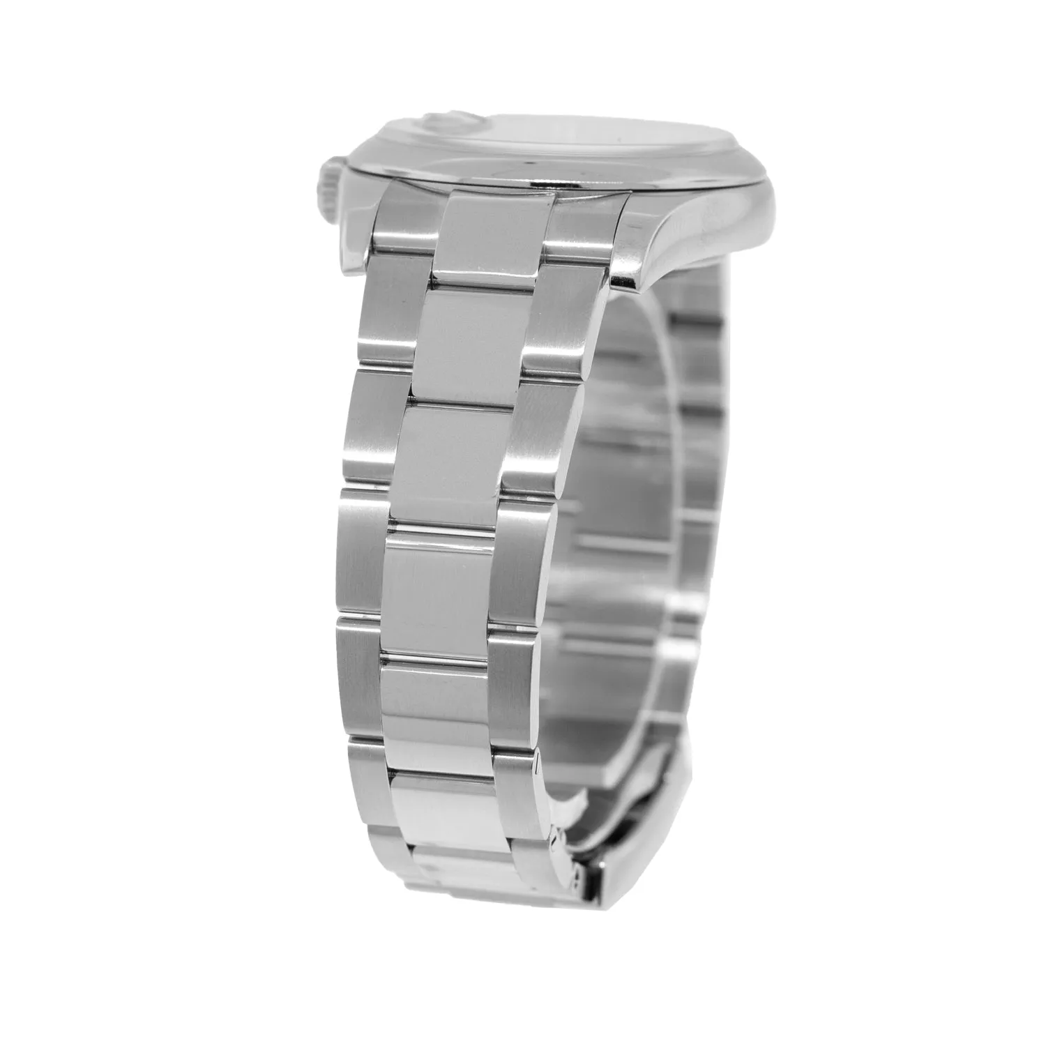 Rolex Datejust 36mm Stainless Steel Black Index Dial Smooth Bezel 116200
